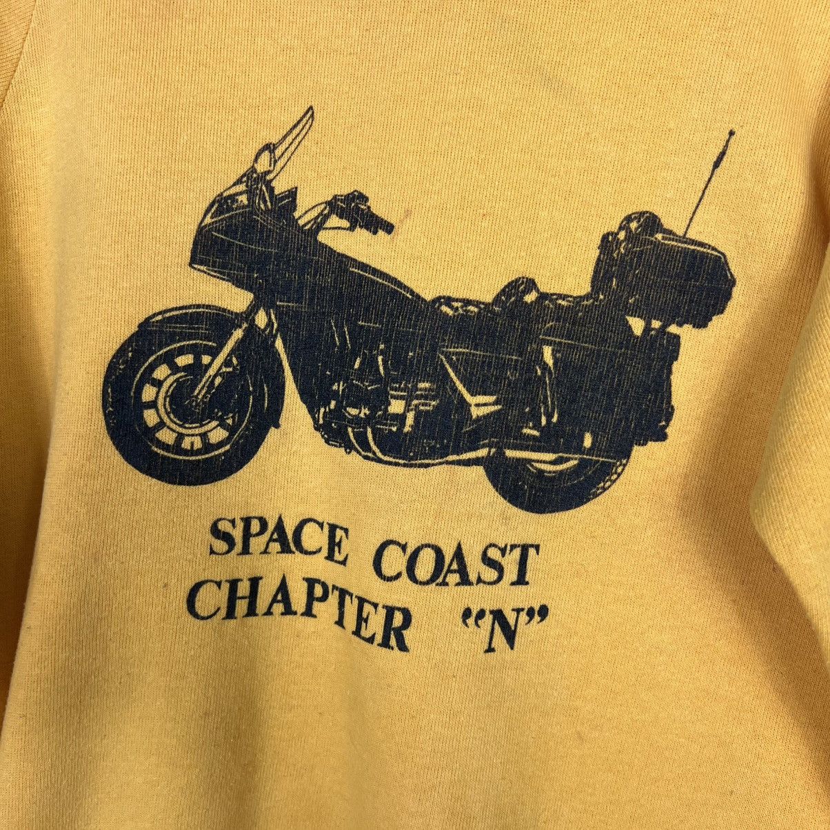 Vintage 80's SPACE COAST CHAPTER N Motorcycle Sweatshirt #4019-C183 Size US M / EU 48-50 / 2 - 3 Thumbnail