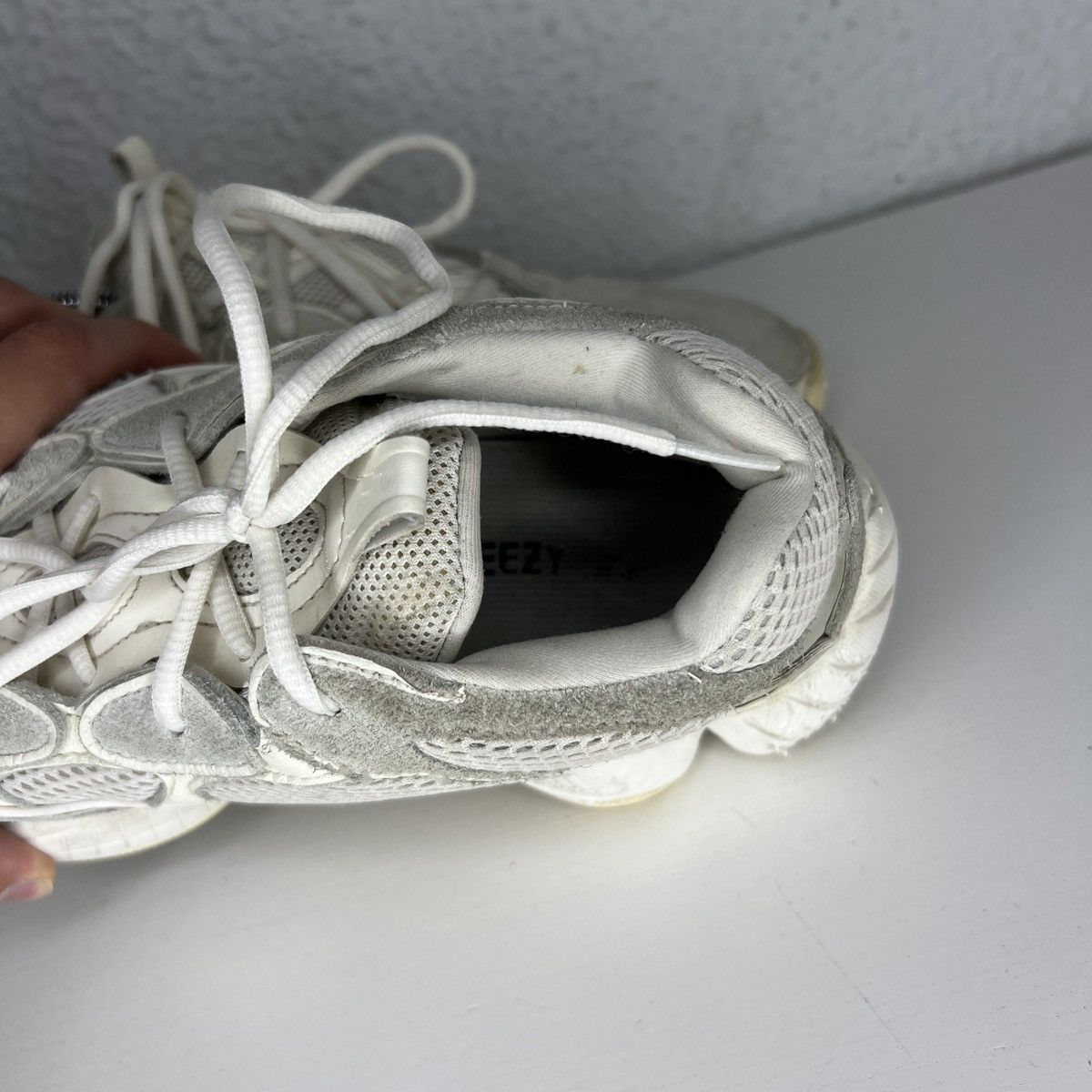 Adidas Adidas x Yeezy 500 ‘Bone White’ Size US 9.5 / EU 42-43 - 8 Thumbnail