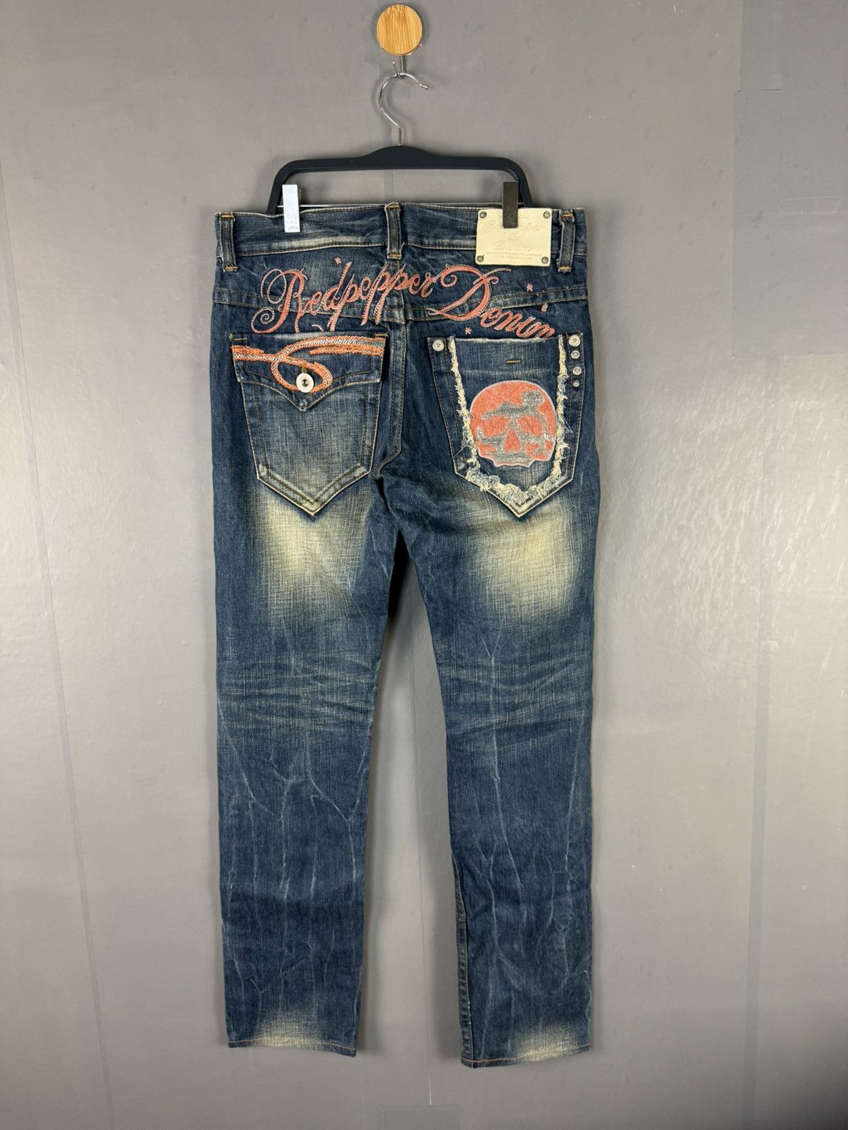 Vintage VINTAGE REDPAPPER JAPANESE STYLE DISTRESSED DENIM Size US 30 / EU 46 - 1 Thumbnail