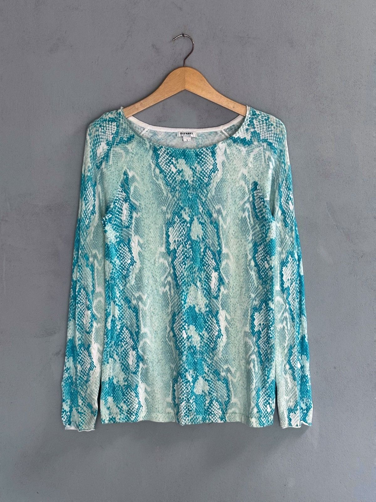 Hysteric Glamour Japanese Oldnavy Snakeskin Mesh Long Sleeve Size US S / EU 44-46 / 1 - 1 Thumbnail