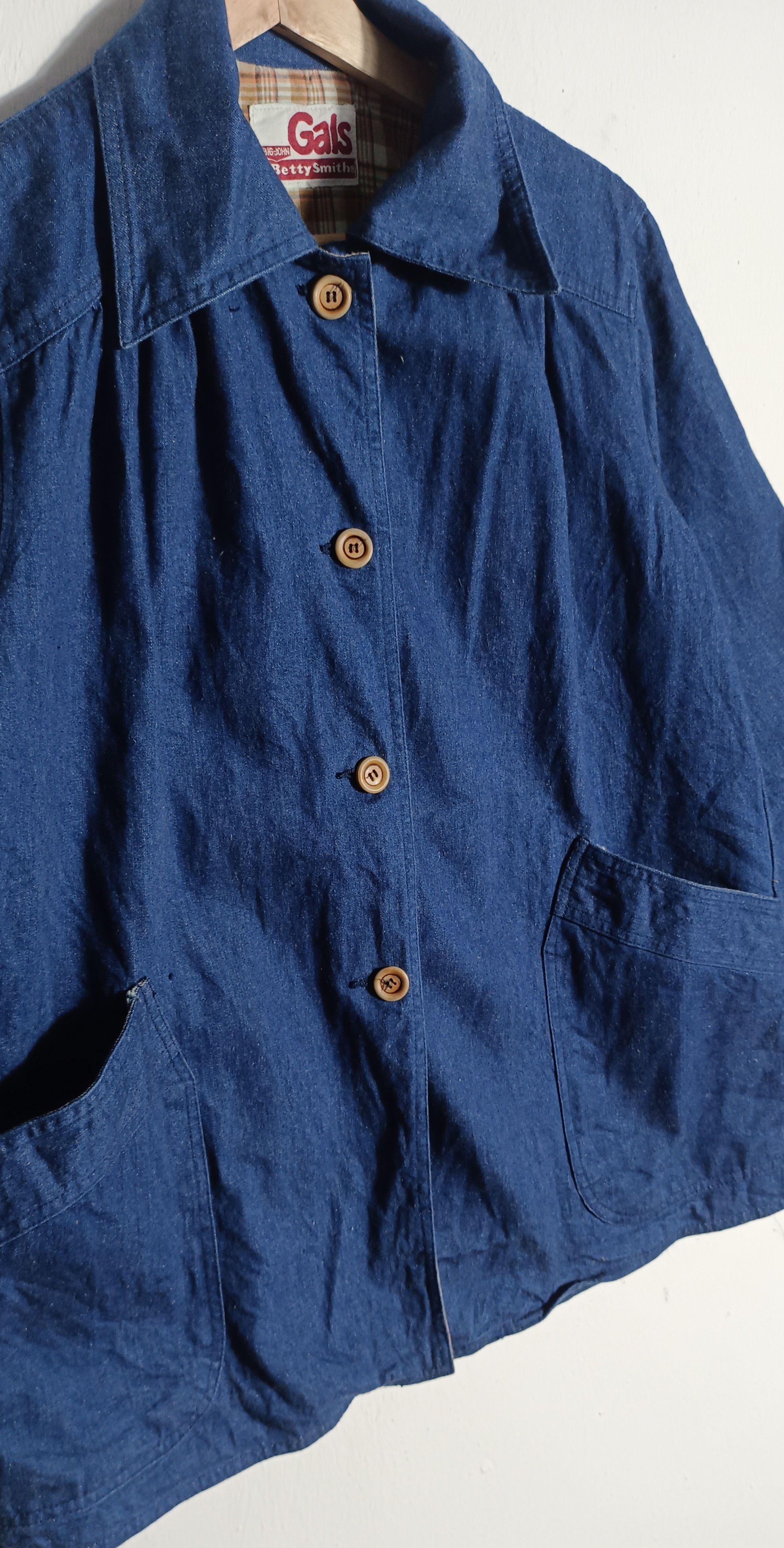 Big John Vintage🔥🔥Big John Gals Workwear Denim Jacket Size US XL / EU 56 / 4 - 4 Thumbnail