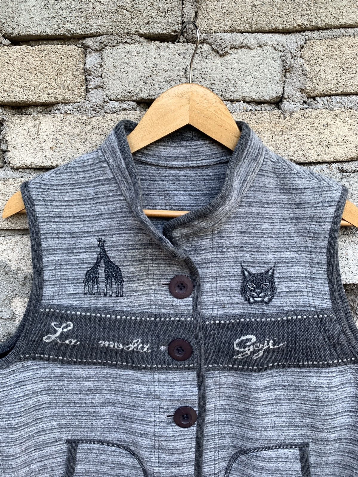 Vintage Lamoda Goji Wool Vest Nice Design