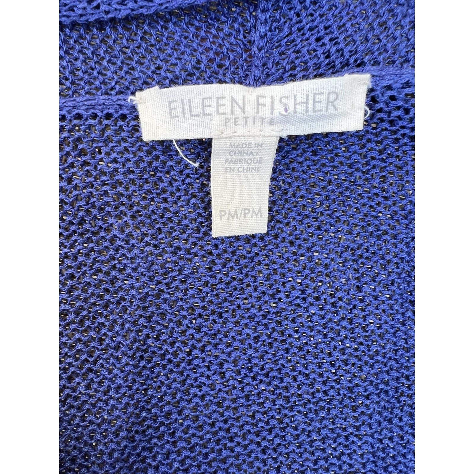 Eileen Fisher Eileen Fisher blue cardigan organic cotton size M A000241 Size M / US 6-8 / IT 42-44 - 6 Thumbnail