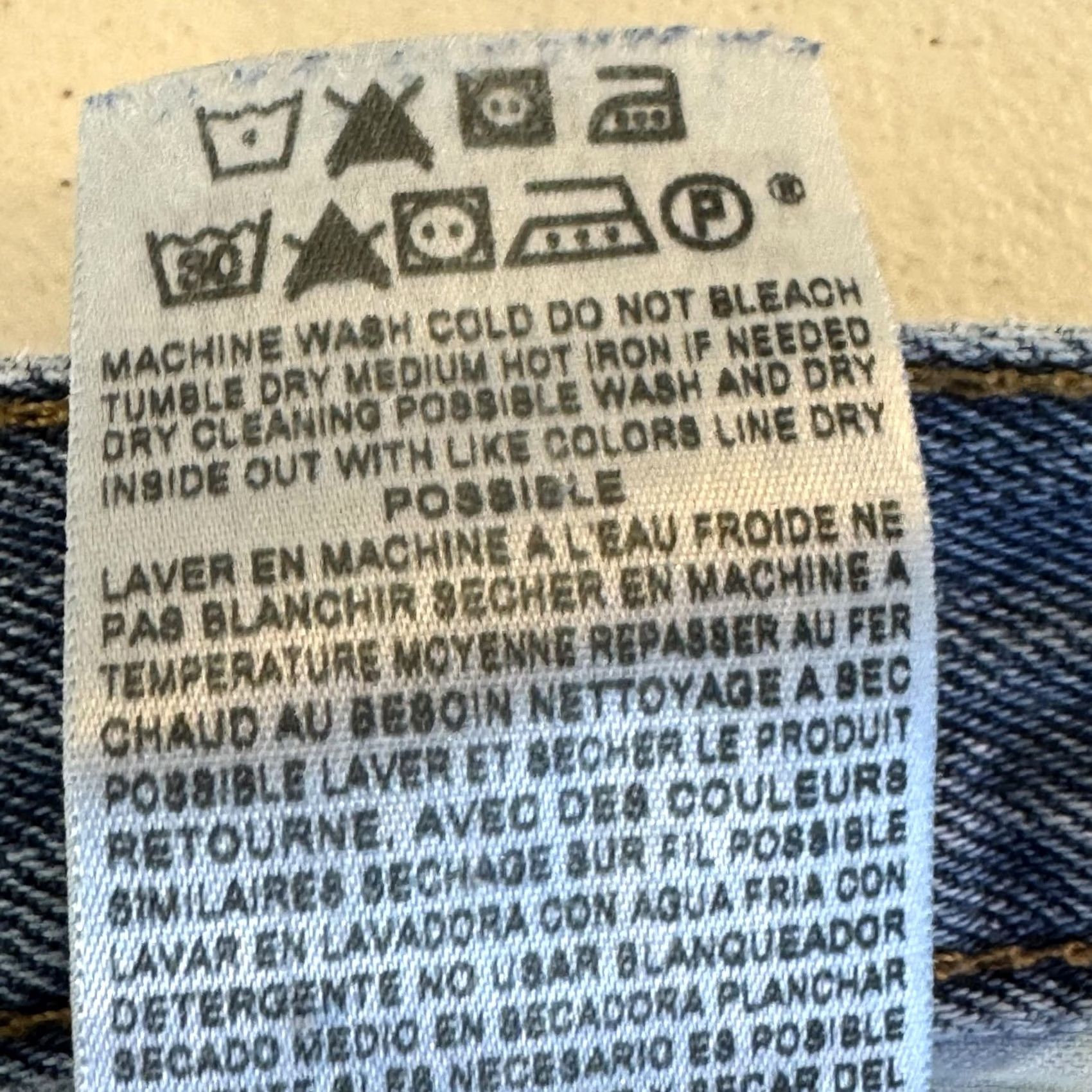 Levi's Levi's 550 Jeans Mens 34x30 Blue Relaxed Fit Tapered Leg Denim Pants Size US 34 / EU 50 - 7 Thumbnail