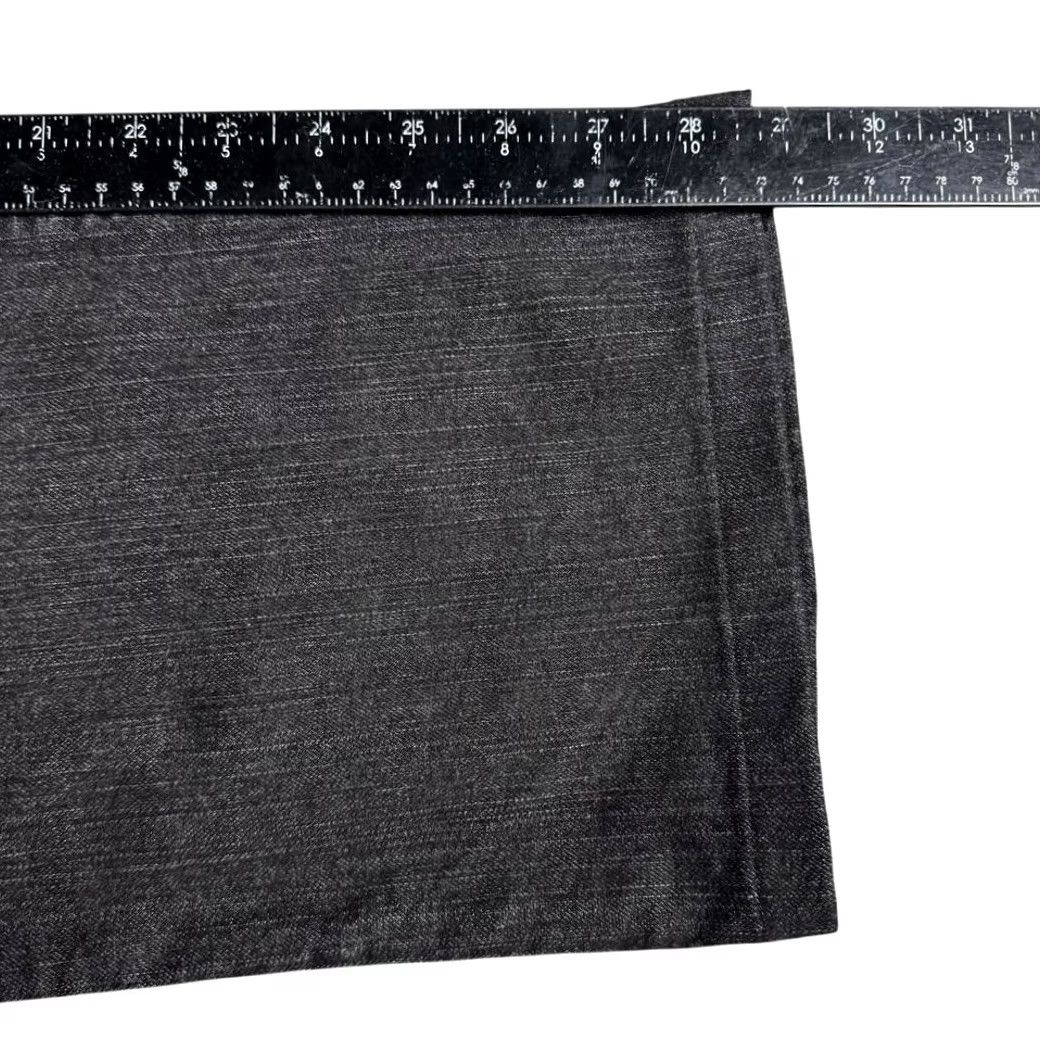 Calvin Klein Calvin Klein Bootcut Jeans Womens 14 Lowrise Black Charcoal Wash Jeans Grunge 90s Y2K Size 36" / US 14 / IT 50 - 7 Thumbnail