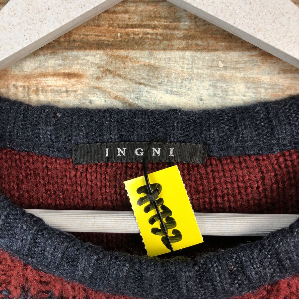 Homespun Knitwear Ingni Stripe japan sweatshirt Knitwear #A1732 Size M / US 6-8 / IT 42-44 - 9 Thumbnail