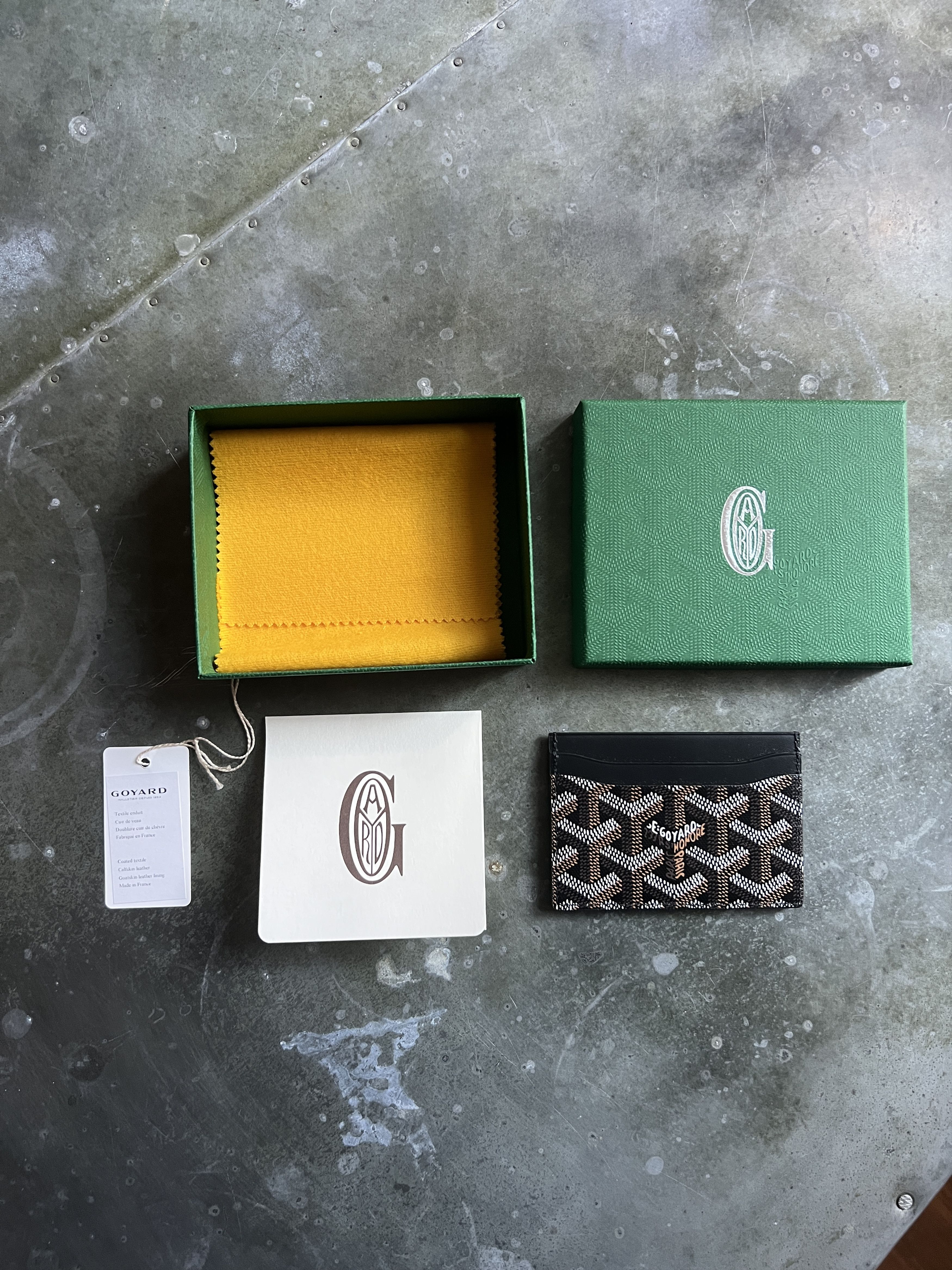 Goyard BNWT Goyard Cardholder in Black Size ONE SIZE - 5 Thumbnail