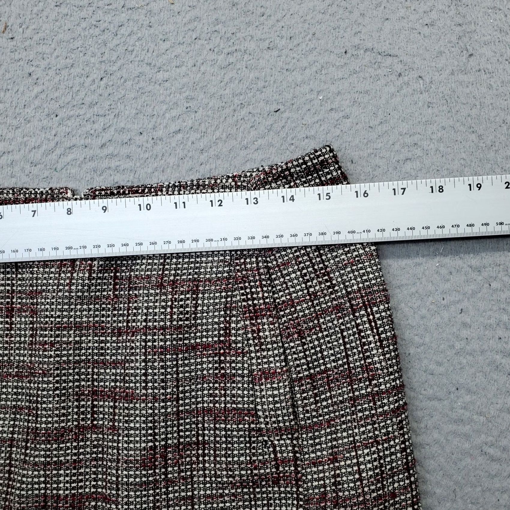 Banana Republic Banana Republic Mini Skirt Womens Size 4 Multicolor Patterned Tweed Lined Pleated Back Zip Womens Size 4 Skirt Short Pre-owned Size 27" / US 4 / IT 40 - 4 Thumbnail