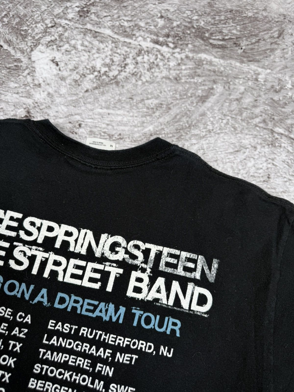 Band Tees × Vintage Vintage 2009 Bruce Springsteen Working On A Tour T-shirt Size US M / EU 48-50 / 2 - 5 Thumbnail