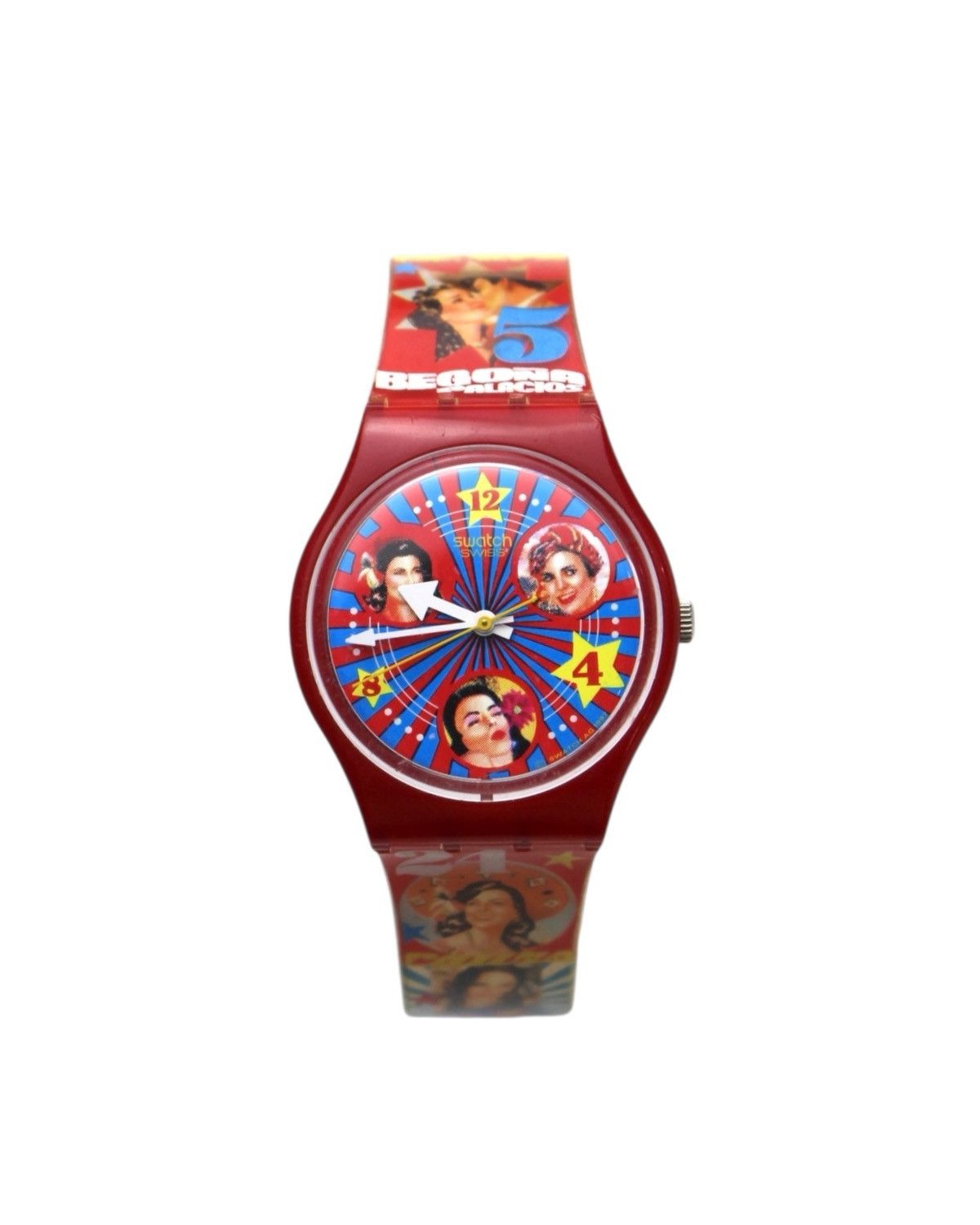Hysteric Glamour 1998 SWATCH GENT LATINAS GR137 POP ART RED WATCH Size ONE SIZE - 2 Thumbnail