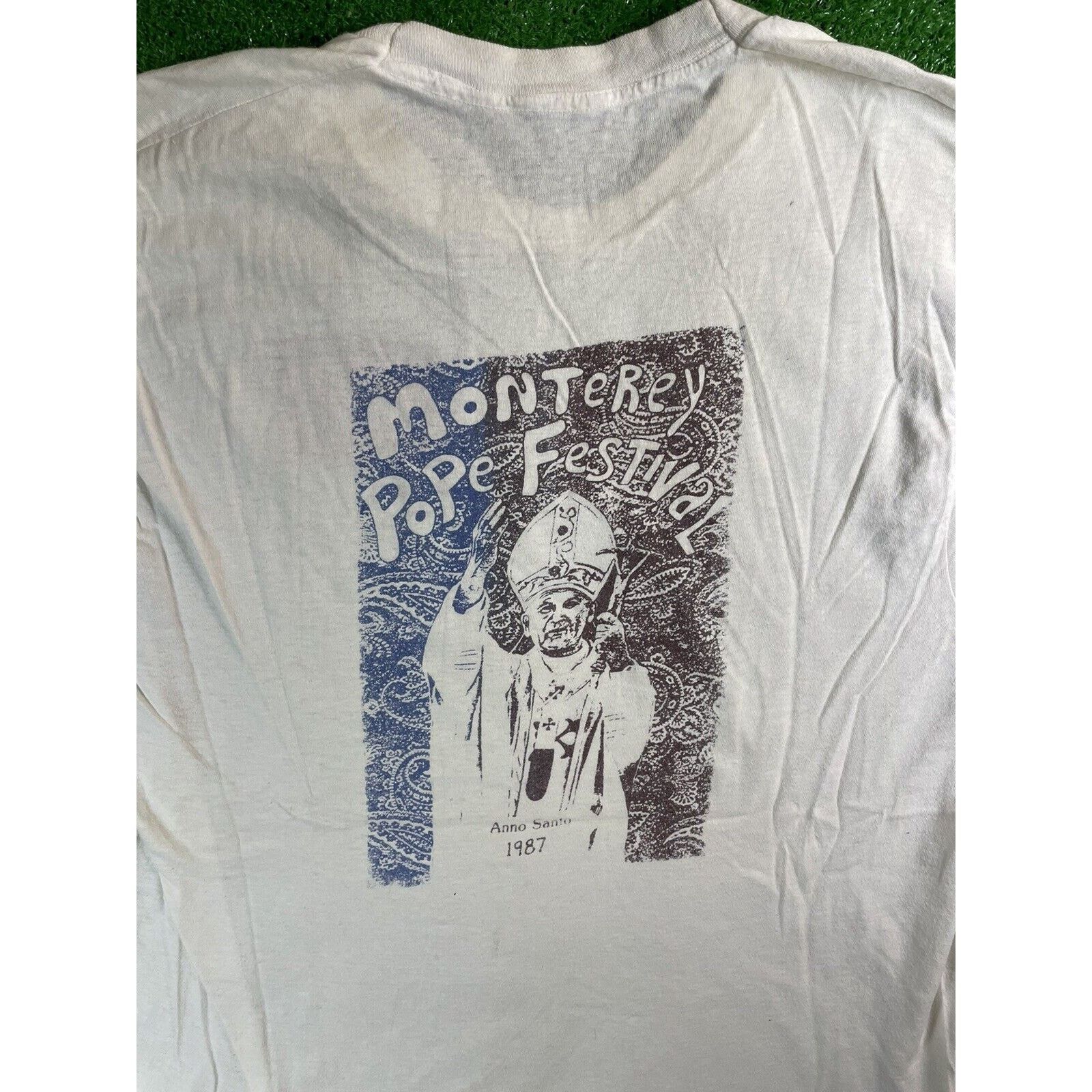 Vintage Vintage 80s Camper Van Beethoven Rock Pope Large Shirt USA Size US L / EU 52-54 / 3 - 1 Thumbnail
