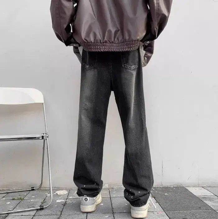 Japanese Brand Retro Wide Legged Loose Versatile Jeans Size US 32 / EU 48 - 3 Thumbnail