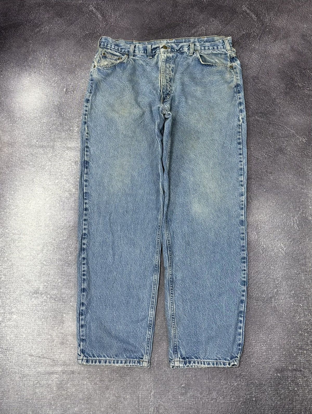 Carhartt Vintage Carhartt Relaxed Fit Heavy Blue Denim Baggy Jeans Size US 42 / EU 58 - 2 Thumbnail