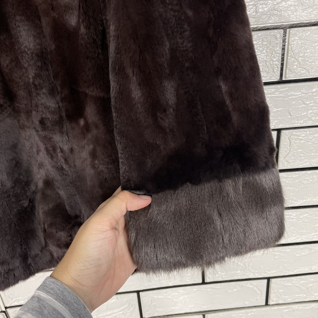 Japanese Brand Fur Nakamura Texture Colar Fur Jacket Size S / US 4 / IT 40 - 15 Thumbnail