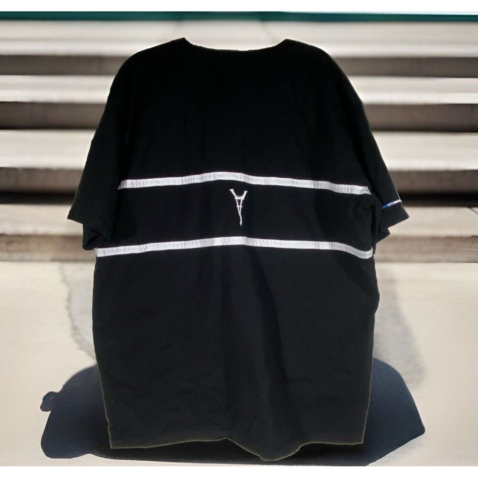 Carre CARRE' Paris Scripted Embroidery BLACK T-Shirt MEN Size 3XL Size US XXL / EU 58 / 5 - 5 Thumbnail