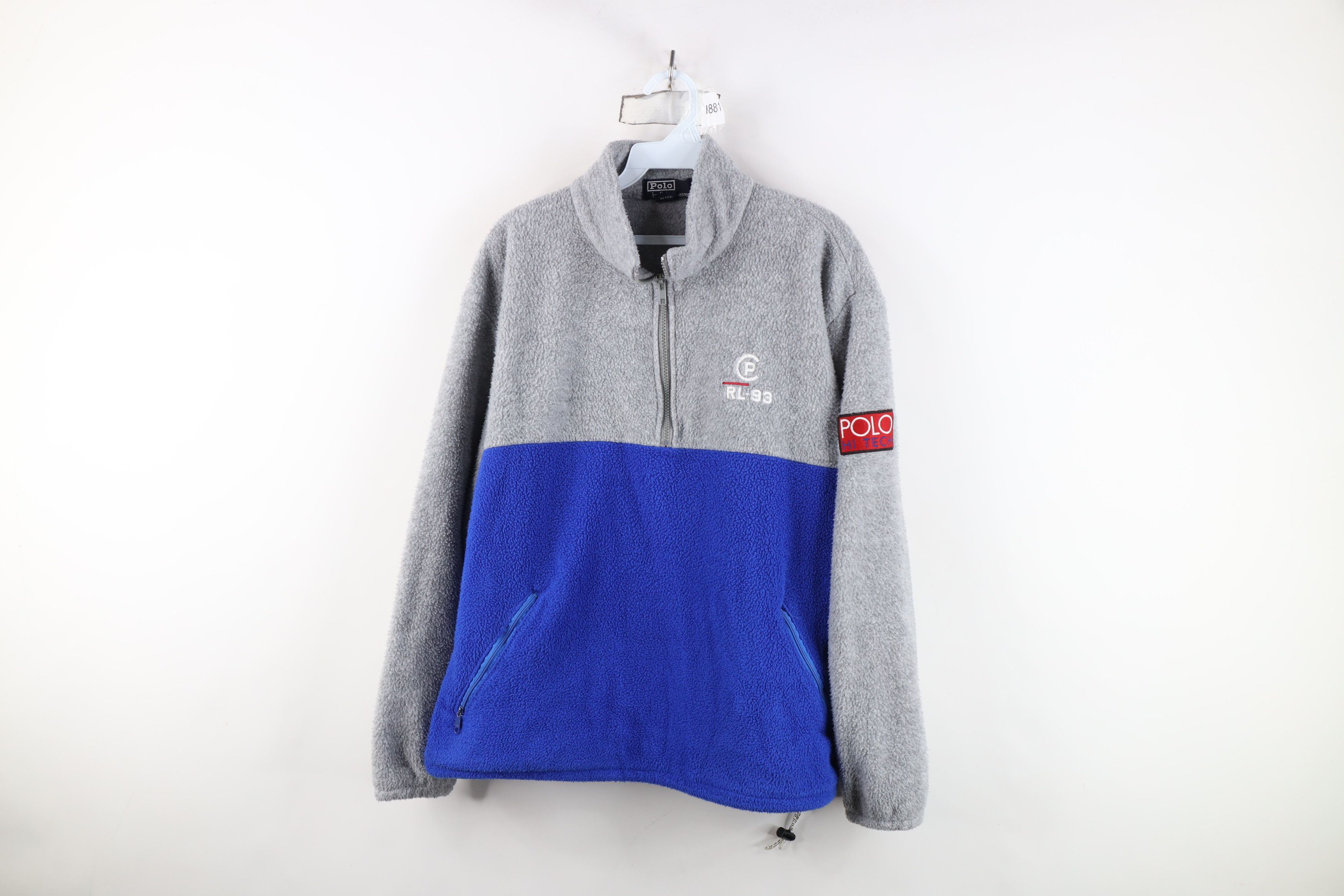 Polo Ralph Lauren Vintage 90s Ralph Lauren Hi Tech Half Zip Fleece Sweater USA Size US M / EU 48-50 / 2 - 1 Thumbnail