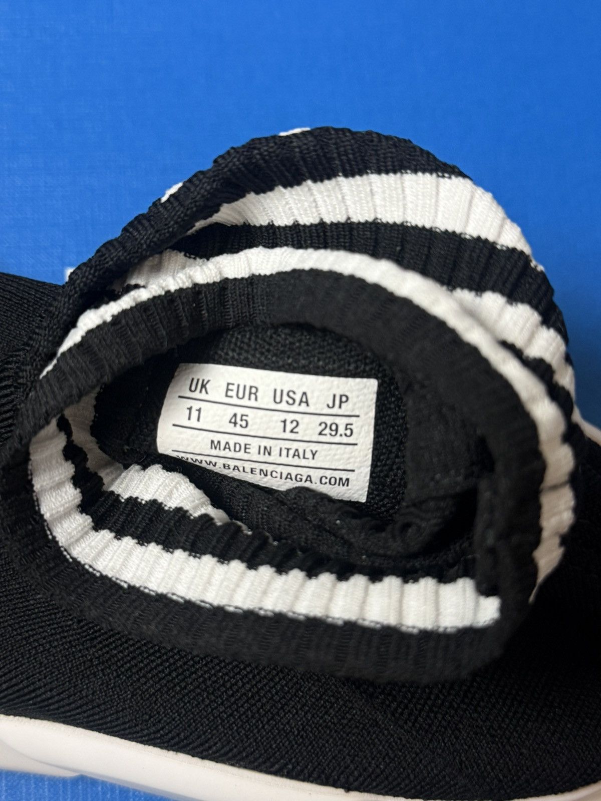 Adidas × Balenciaga Balenciaga x Adidas Speed Trainer Sock Sneaker - Size 11 Size US 12 / EU 45 - 11 Thumbnail