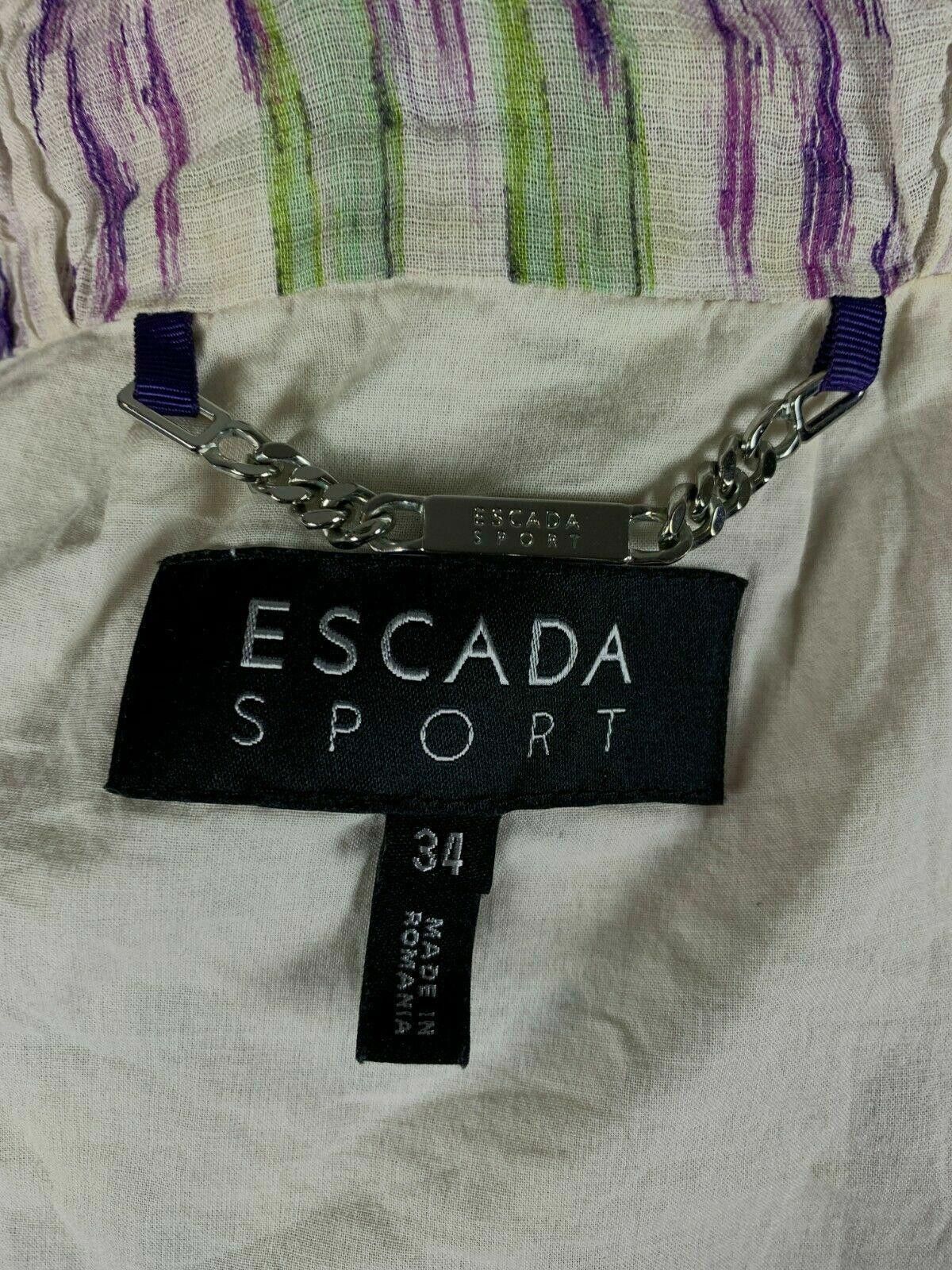Escada Sport Escada Sport Multicolour Cotton Light Top Jacket Size 34 Size M / US 6-8 / IT 42-44 - 9 Thumbnail