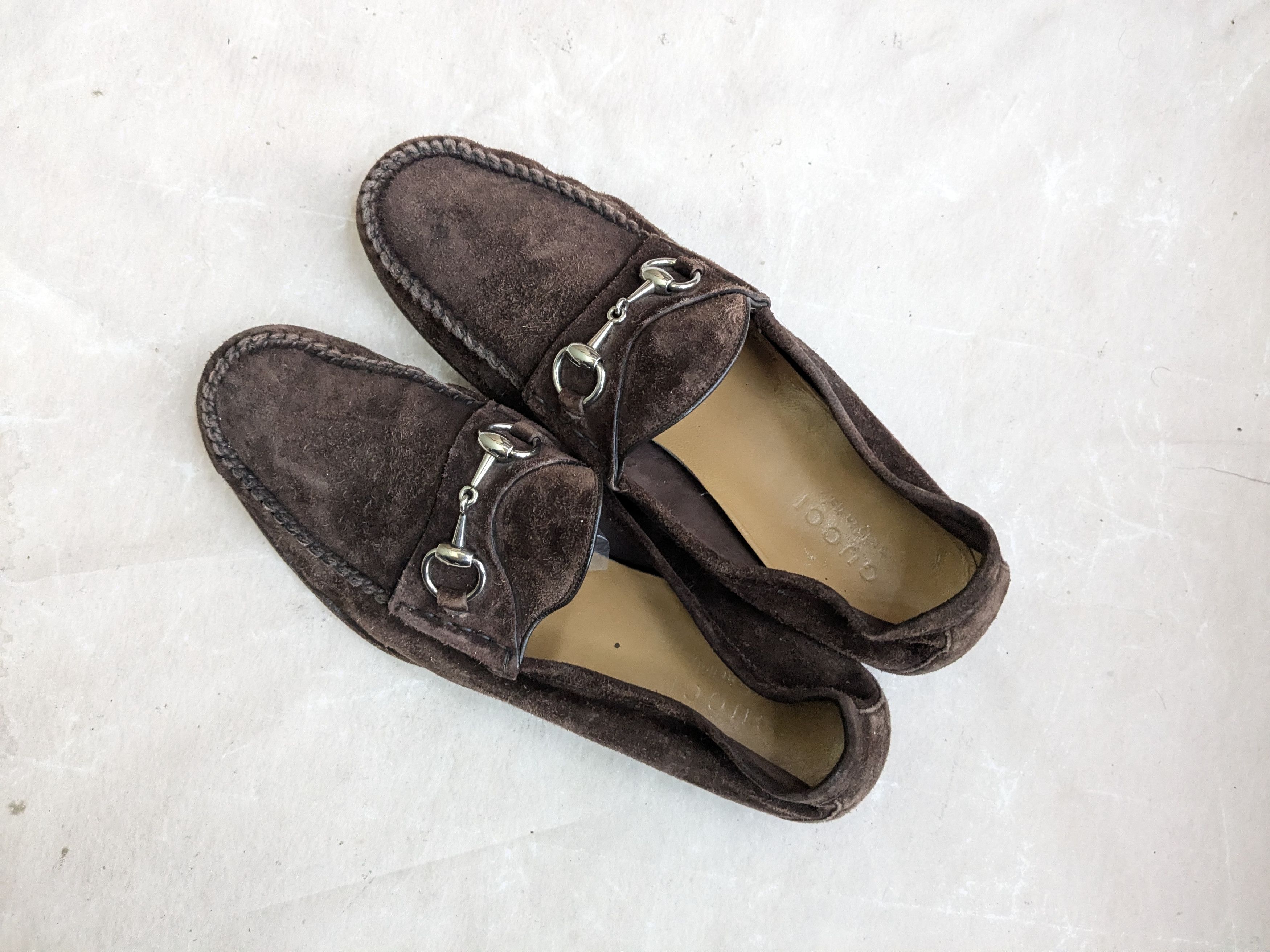 Gucci Gucci Horsebit Loafers Brown Suede Leather 9.5 Size US 9.5 / EU 42-43 - 10 Thumbnail