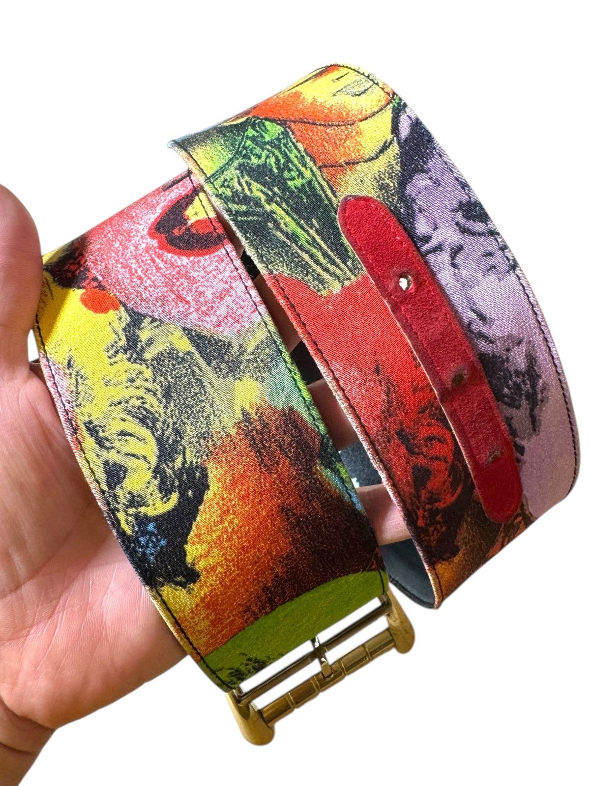 Versace Vintage Gianni Versace Pop Art Belt –M. Monroe & James Dean Size ONE SIZE - 3 Thumbnail