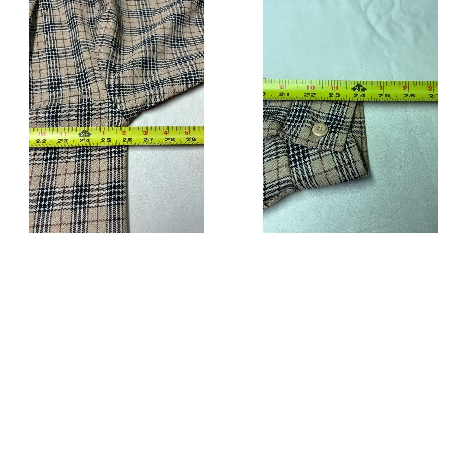 Vintage VINTAGE Smokey Joe's Plaid Button-Up Shirt Mens XL Tan Black Made in USA 565 90s Retro Preppy Casual Workwear Size US XL / EU 56 / 4 - 8 Thumbnail
