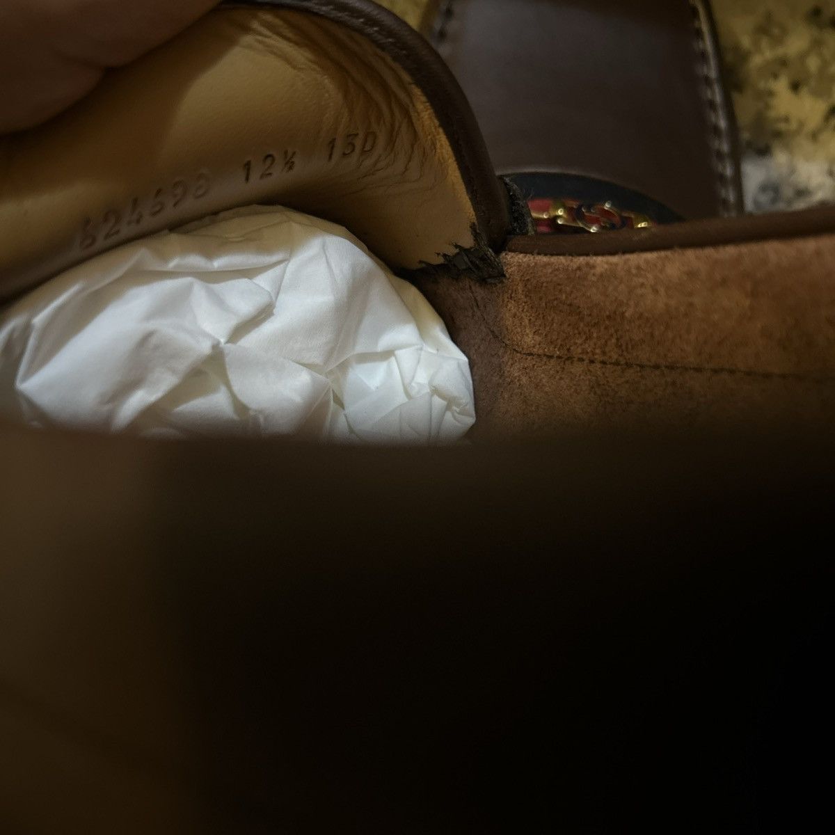Gucci Gucci Horsebit Detail Leather Loafer Moccasin Leather Size US 12.5 / EU 45-46 - 5 Thumbnail