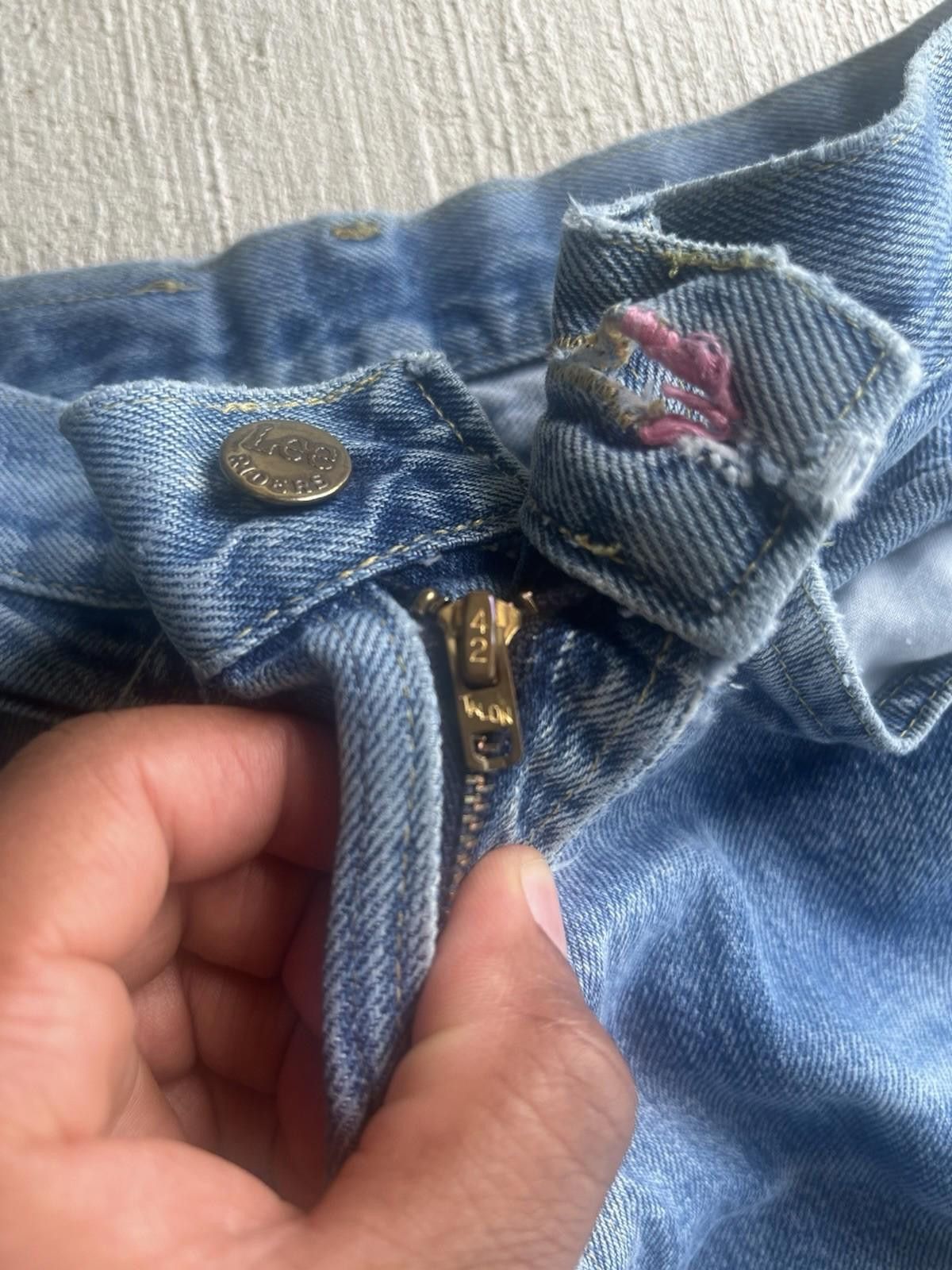 Lee Vintage 80s Lee's Denim Talon Zipper Jeans Women Size 26 Size 26" / US 2 / IT 38 - 4 Thumbnail
