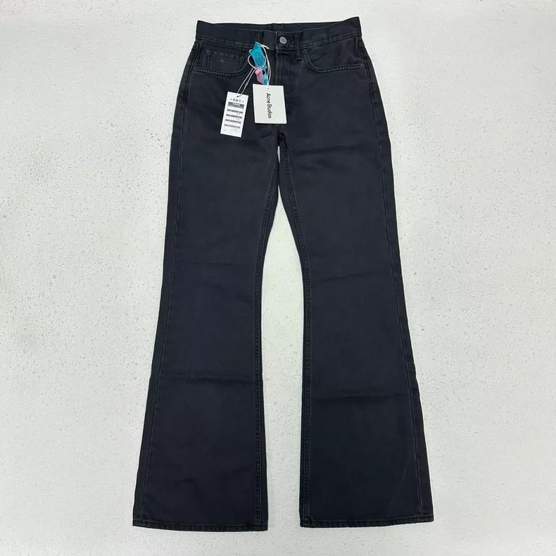 Acne Studios Acne Studios Cleanfit Flared Denim Pants - dmc Size US 28 / EU 44 - 1 Thumbnail