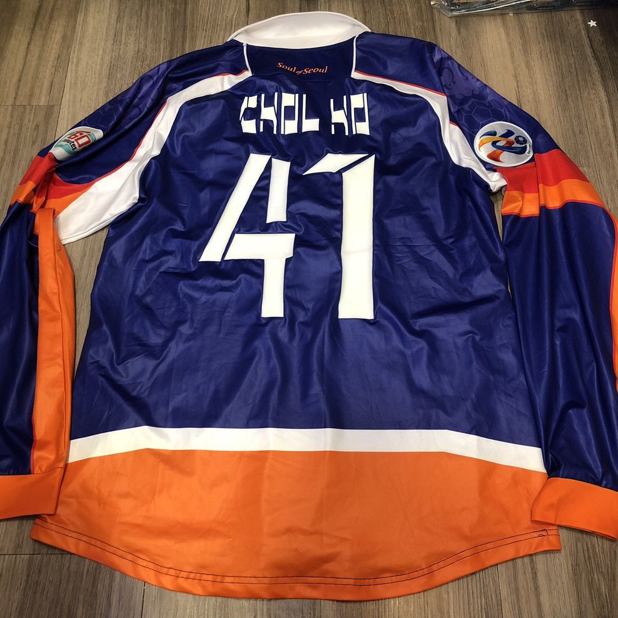 Le Coq Sportif Seoul FC 2014 Match issued/worn gk shirt #41 Chol Ho Size US XL / EU 56 / 4 - 2 Thumbnail