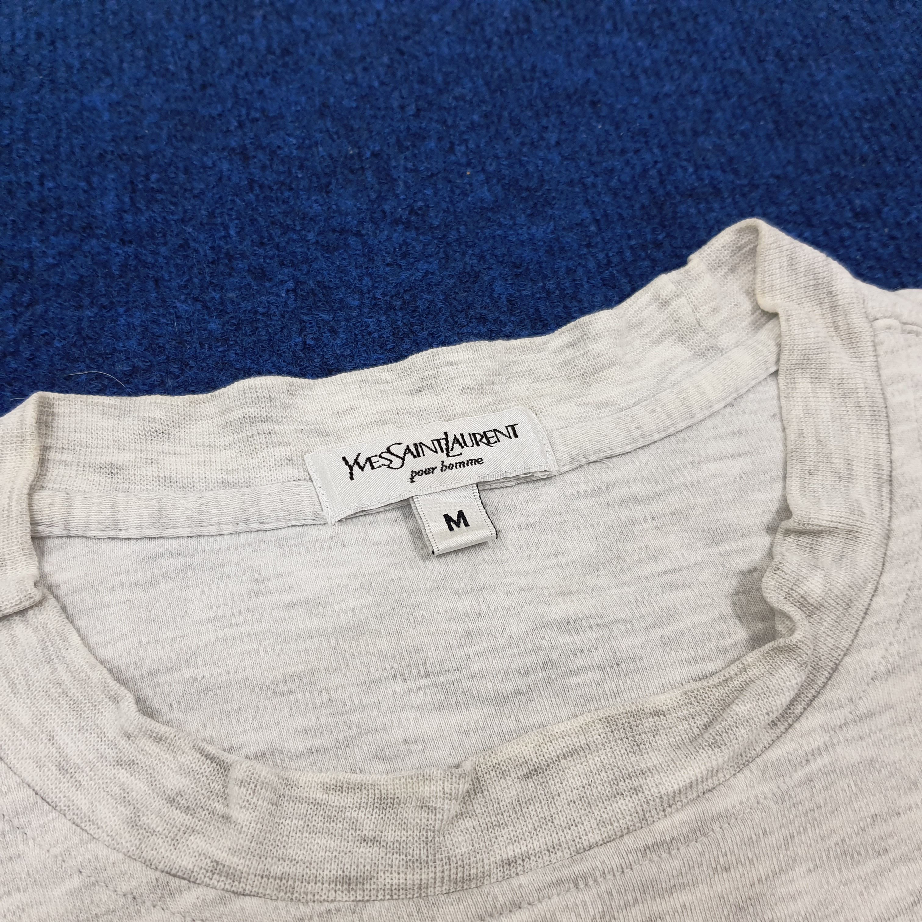 Vintage × Yves Saint Laurent Vintage Yves Saint Laurent Designer Pocket Tees Size US L / EU 52-54 / 3 - 4 Thumbnail