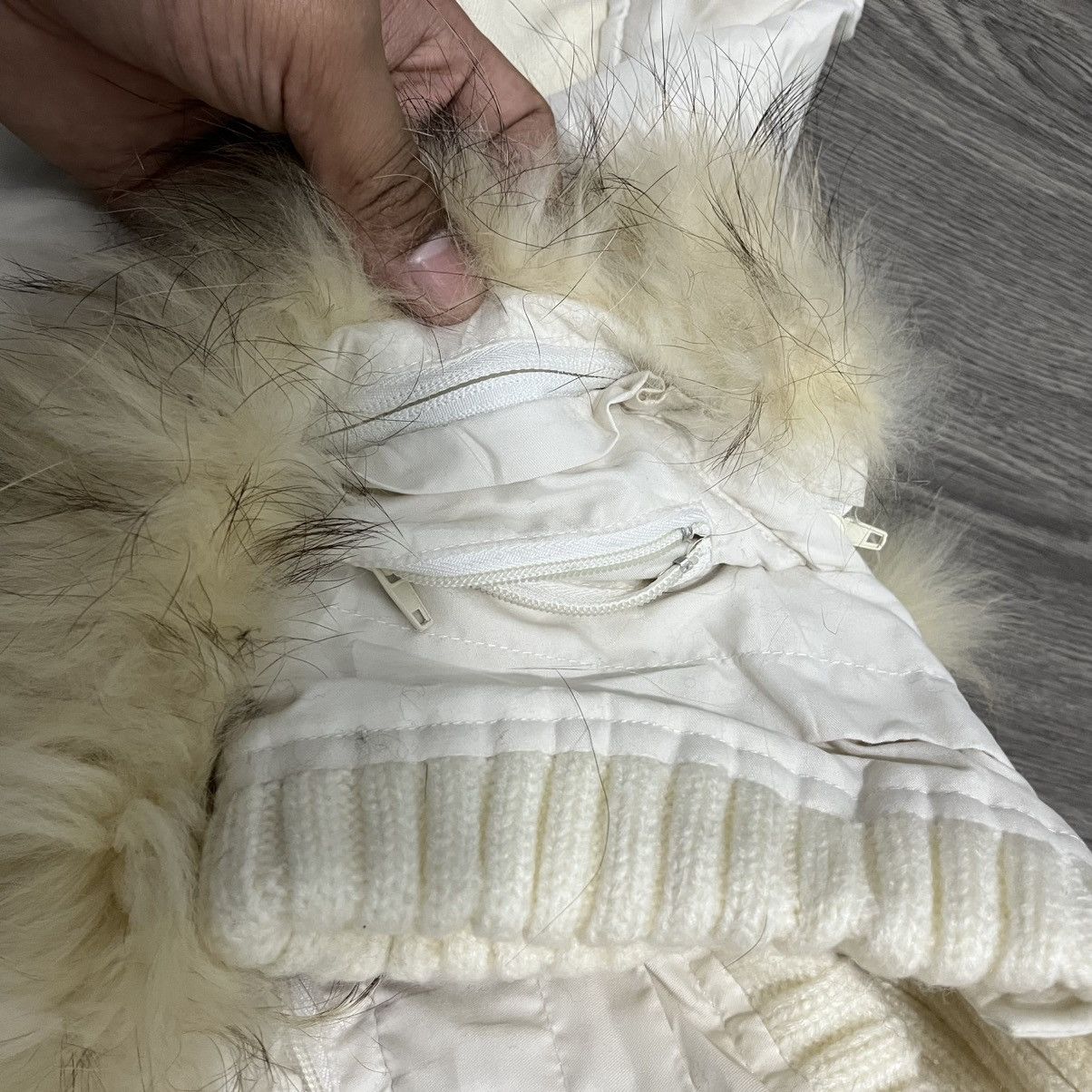 14th Addiction Jade's - 2000s Grunge White Faux Fur Coat Jacket Lgb Ifsix Size US S / EU 44-46 / 1 - 19 Thumbnail