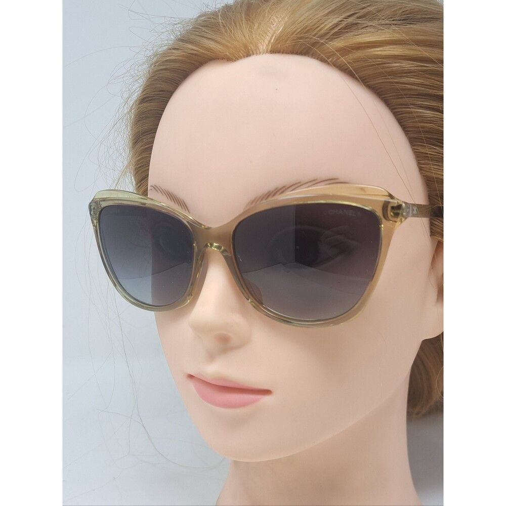 Chanel CHANEL Women's Sunglasses Italy Cateye Dark Tint 5384 1628/ Size ONE SIZE - 3 Thumbnail