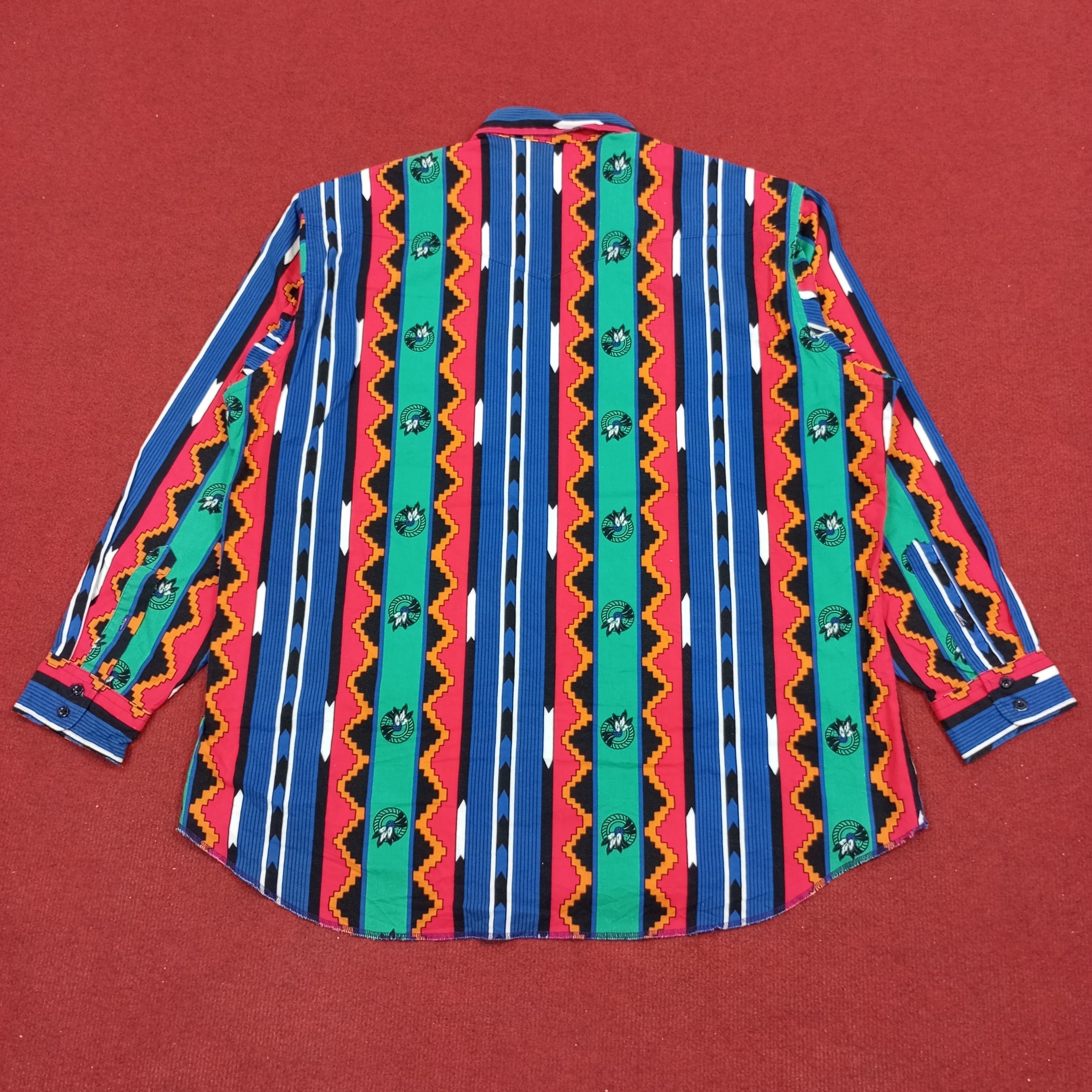 Vintage × Wrangler Wrangler Nice Design Fashion Style Shirt Size US XL / EU 56 / 4 - 3 Thumbnail