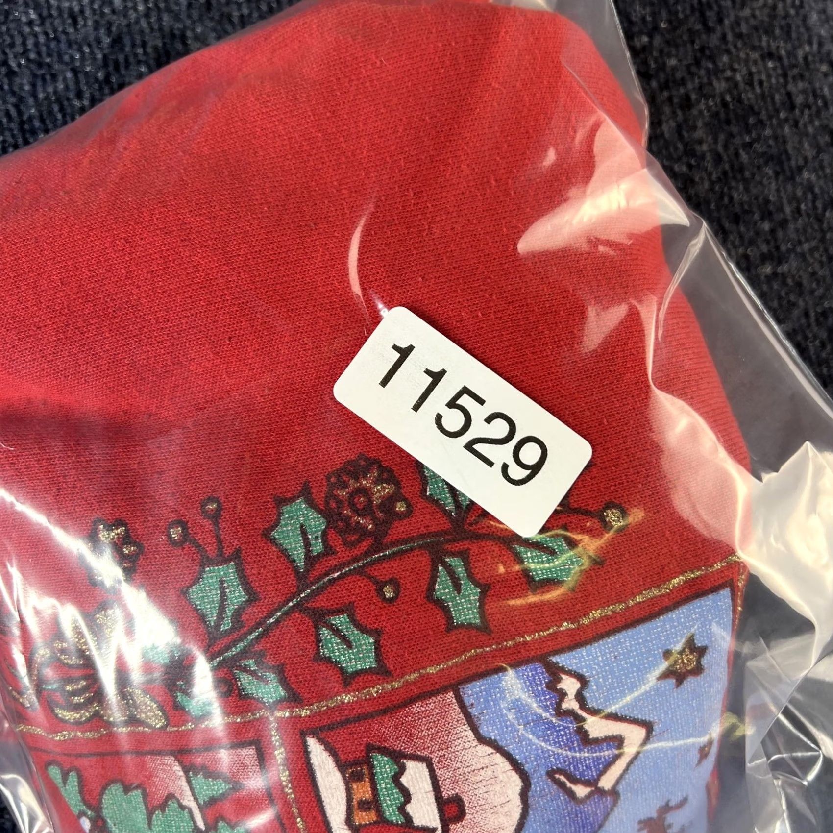 Vintage 90s Holiday Time Vintage Sweatshirt Mens XL Red Noel Christmas Graphic Fleece Pullover Size US XL / EU 56 / 4 - 6 Thumbnail