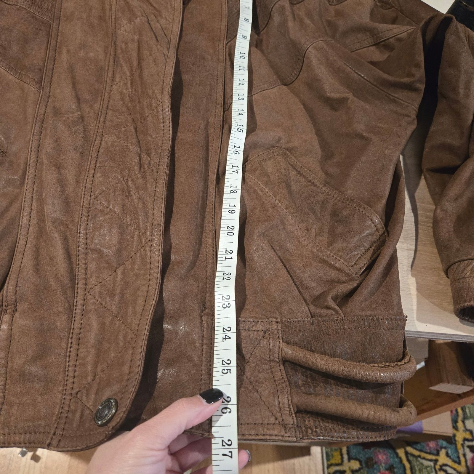 Other Vintage G-III Global Indentity Leather bomber jacket sz M Size M / US 6-8 / IT 42-44 - 12 Thumbnail