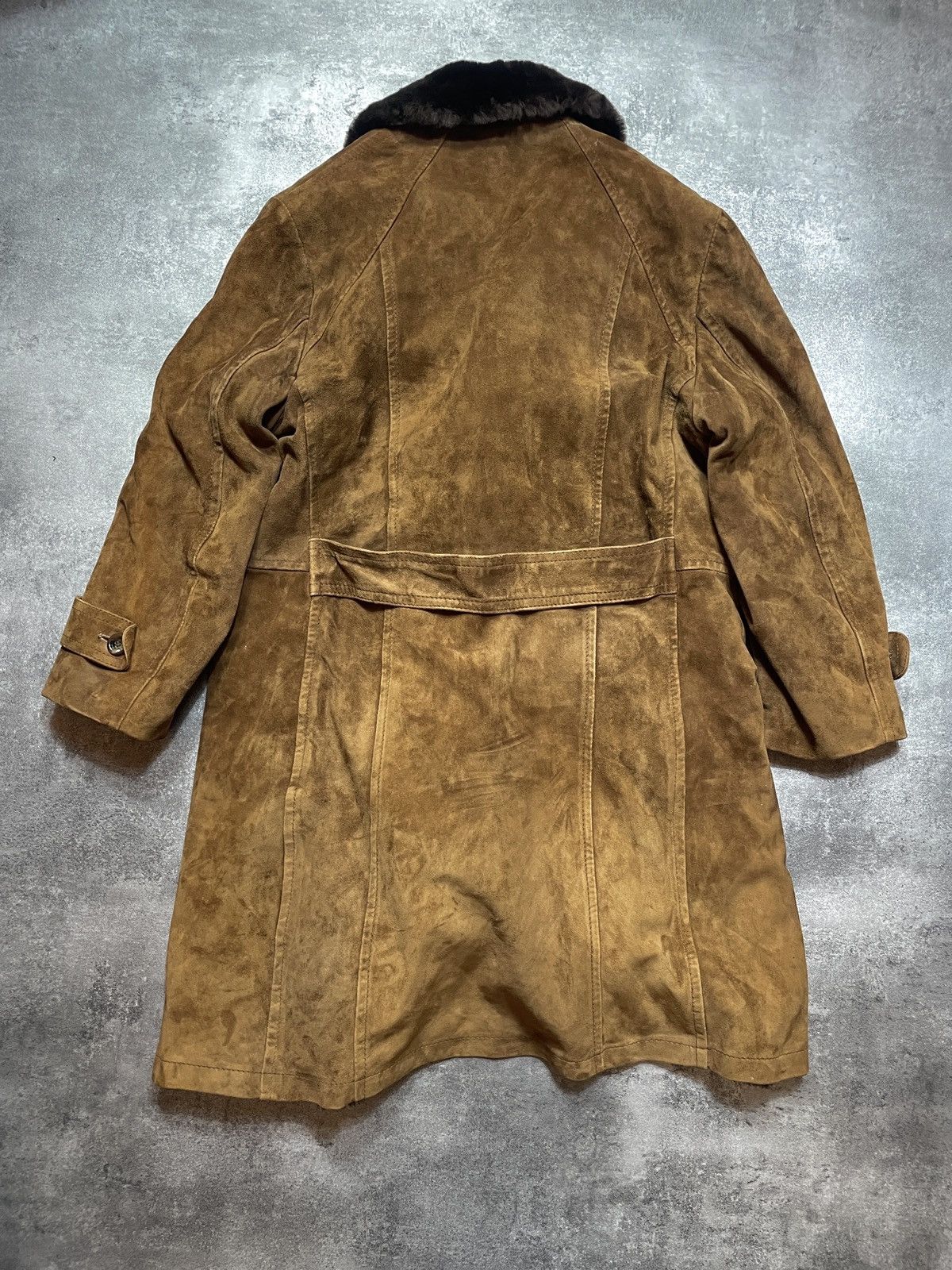 Genuine Leather Vintage 90s Real Genuine Leather Coat Cozy Thick Sweden Rare Size US XL / EU 56 / 4 - 3 Thumbnail