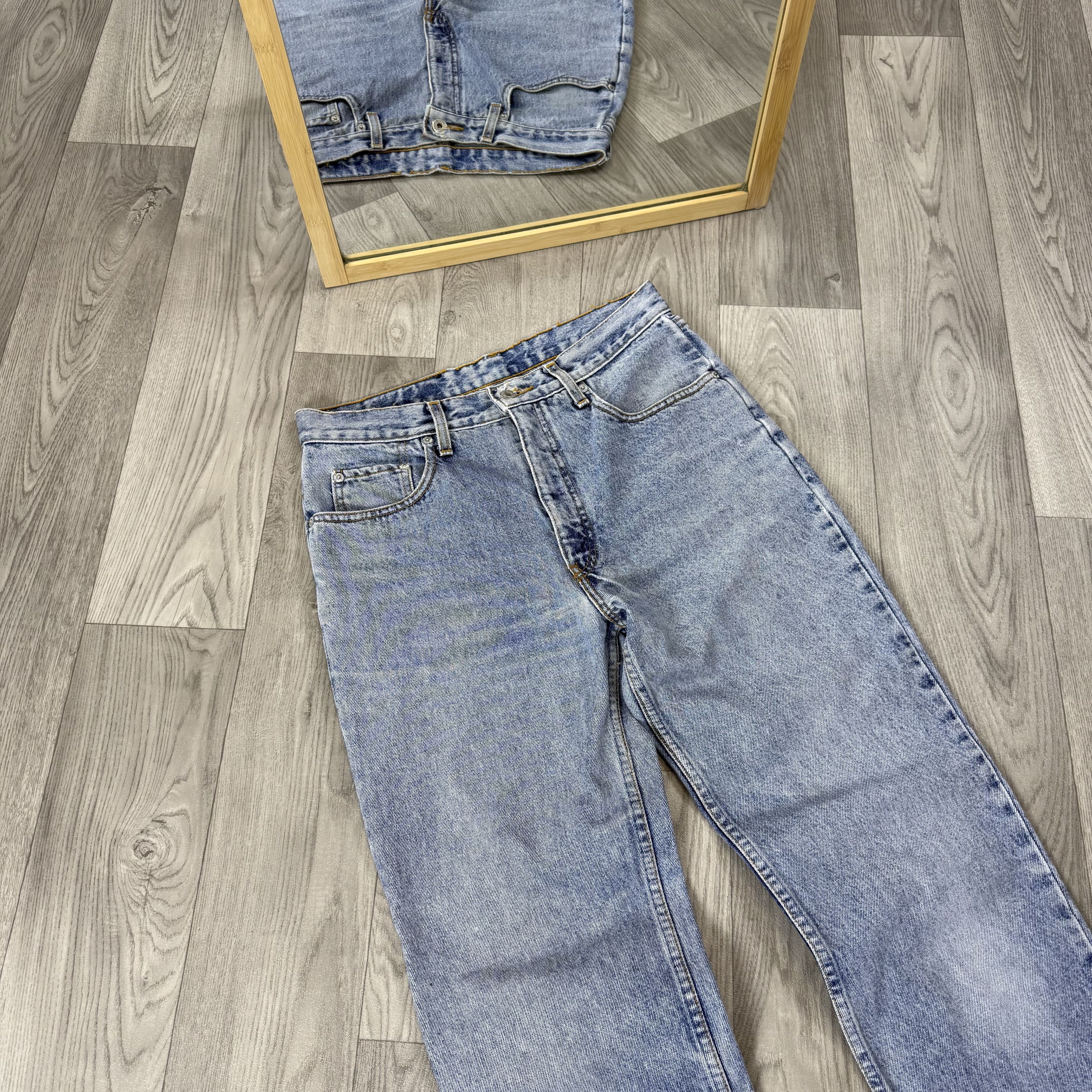 Levi's Vintage Levi's 627 Orange Tab Stonewashed Blue Denim Jeans Size US 32 / EU 48 - 10 Thumbnail