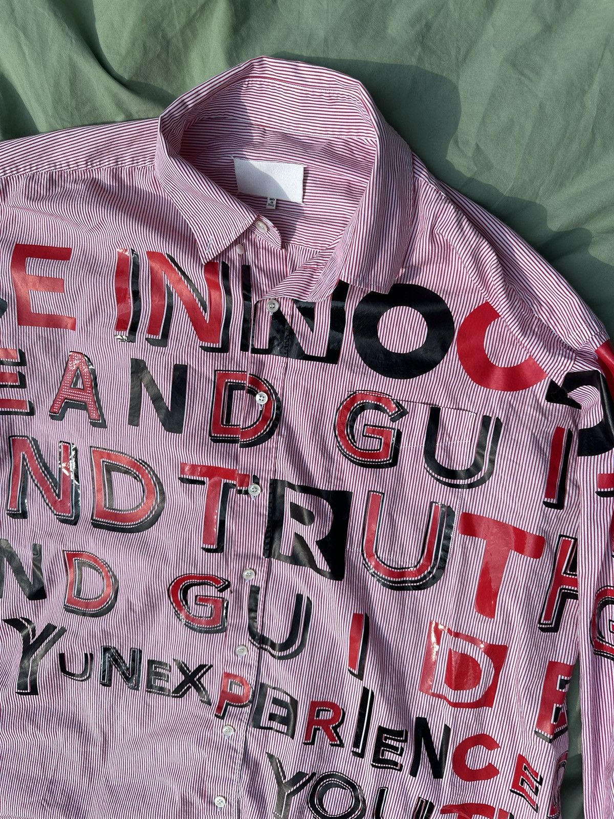 Maison Margiela Maison Margiela ss17 poem shirt sz40 Oversized small Size US XXS / EU 40 - 5 Thumbnail