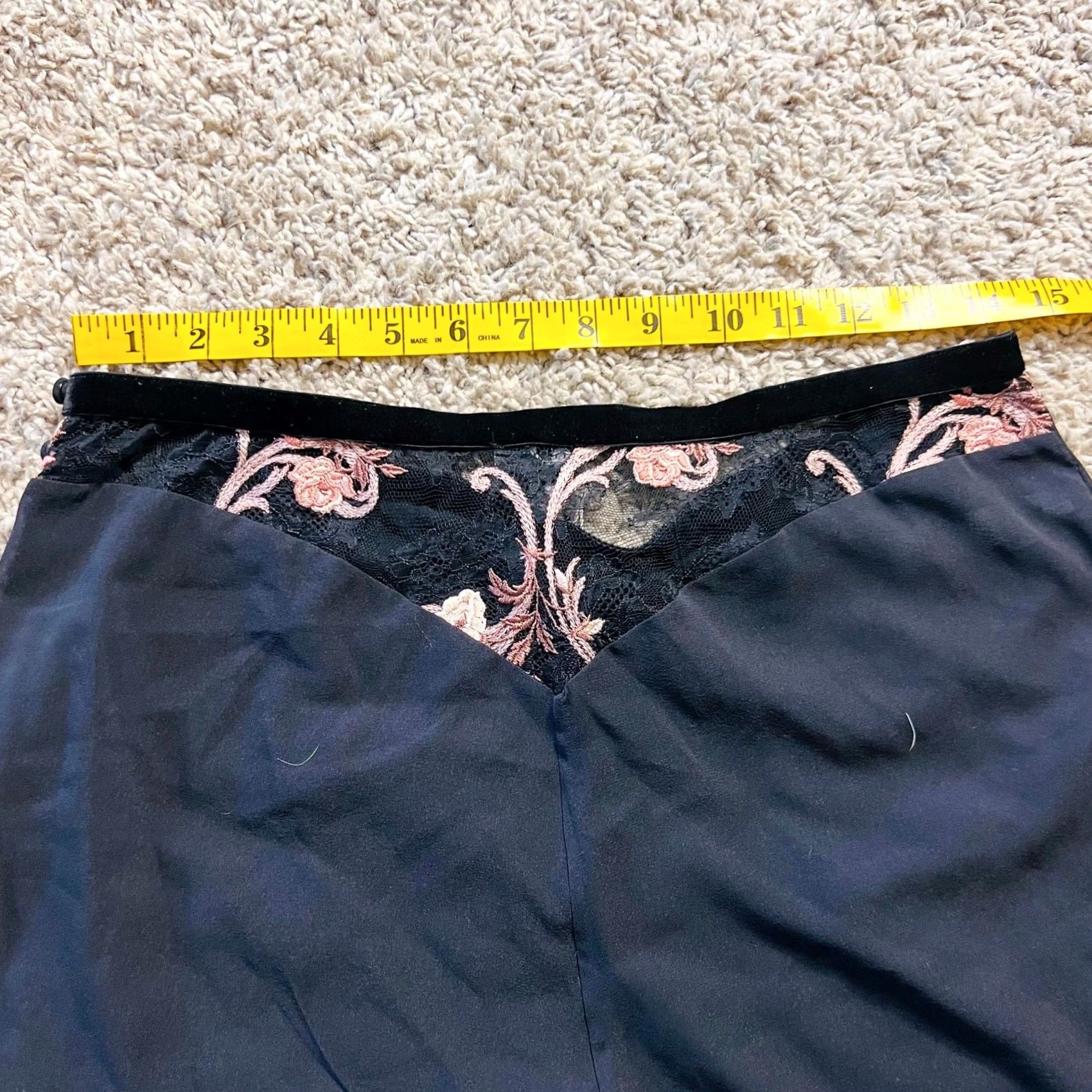 La Perla La Perla Black Pink Sheer Lace Floral Night Pants M Womens Shop Size 32" / US 10 / IT 46 - 3 Thumbnail