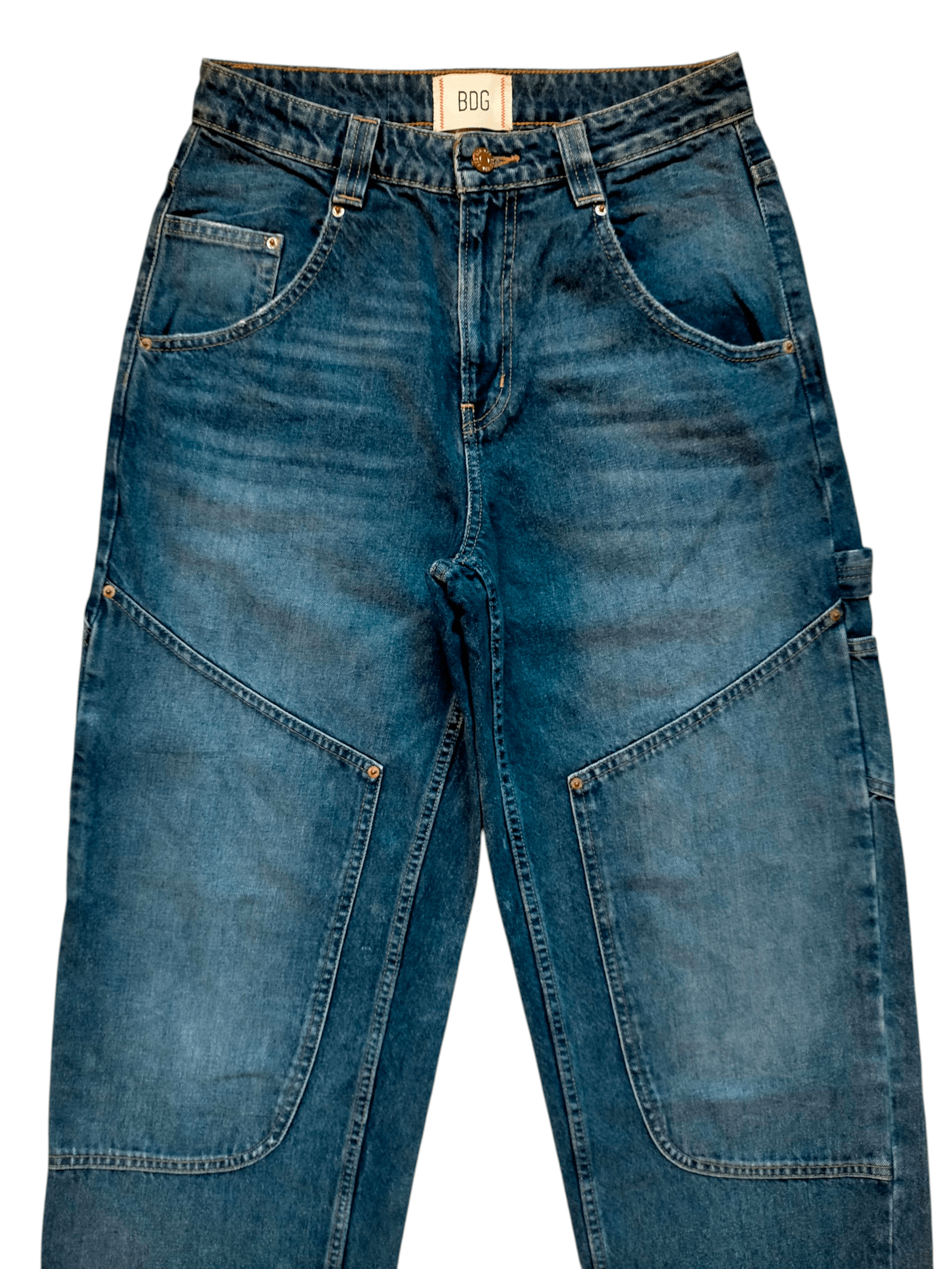 Bdg BDG Bella Baggy Carpenter Double Knee Jeans Size US 30 / EU 46 - 3 Thumbnail