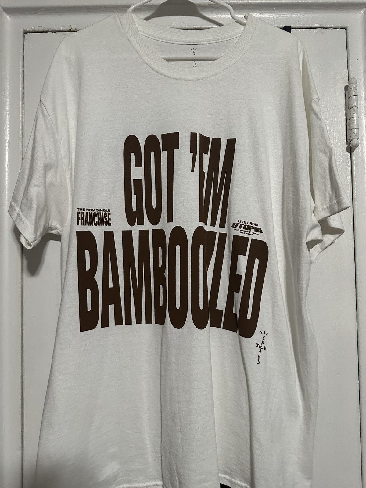 Travis Scott Travis Scott Got Em Bamboozled Tee Size US XL / EU 56 / 4 - 1 Thumbnail
