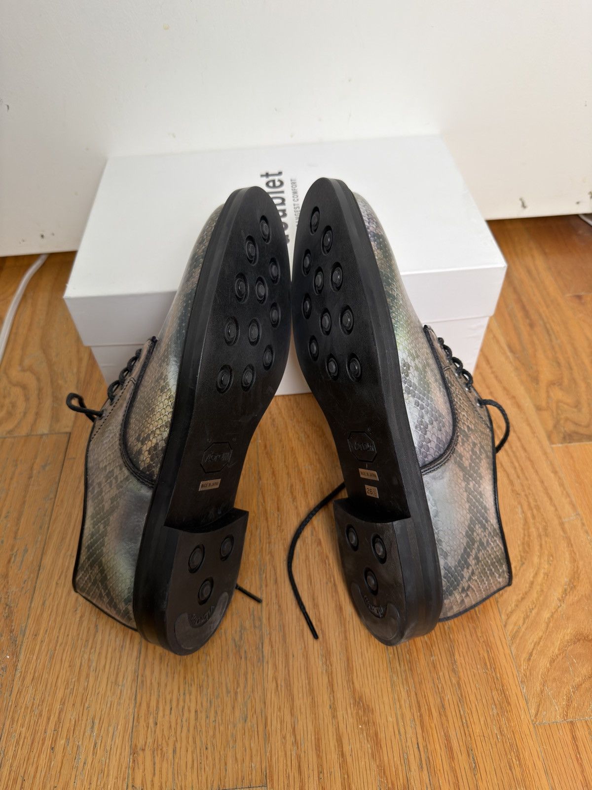 Doublet Trompe L'oeil Snakeskin Derbies Size US 8.5 / EU 41-42 - 5 Thumbnail