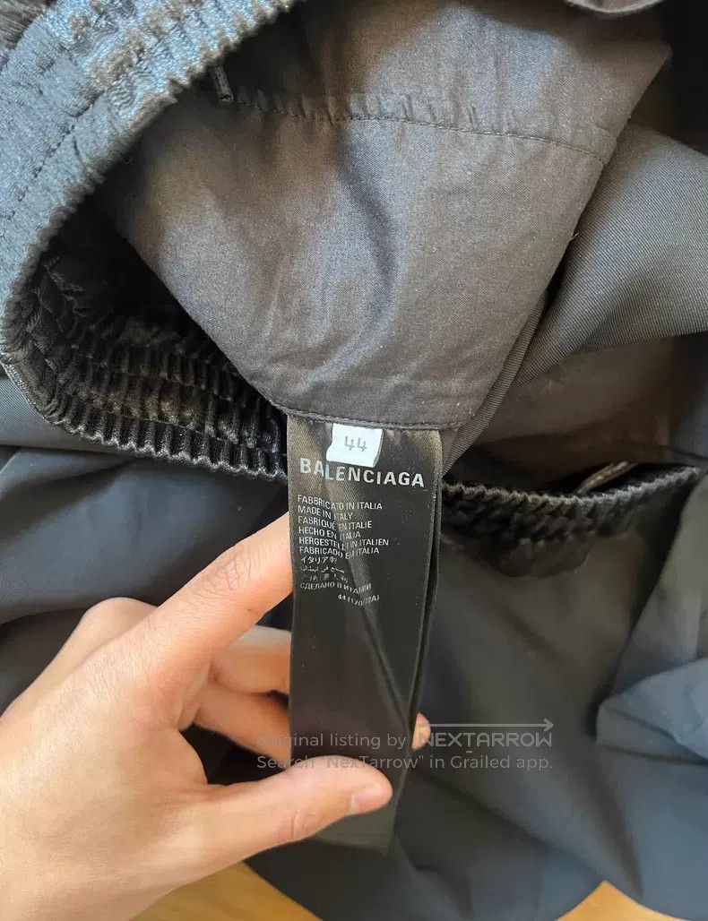 Balenciaga Balenciaga Black Elastic Waist Long Pants Size US 28 / EU 44 - 5 Thumbnail