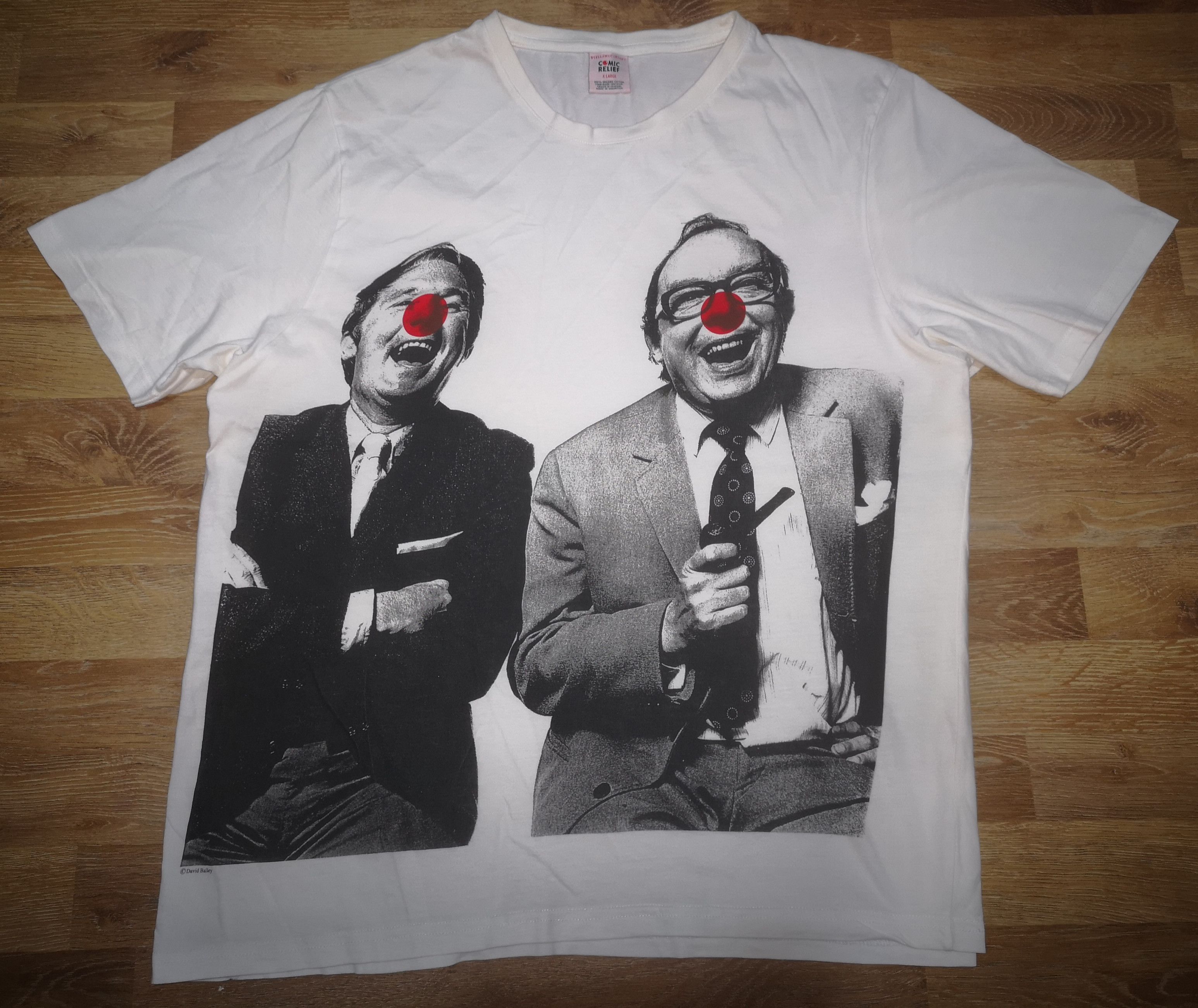 Stella McCartney × Vintage Vintage Stella McCartney Comic Relief David Bailey Shirt Size US XL / EU 56 / 4 - 1 Thumbnail