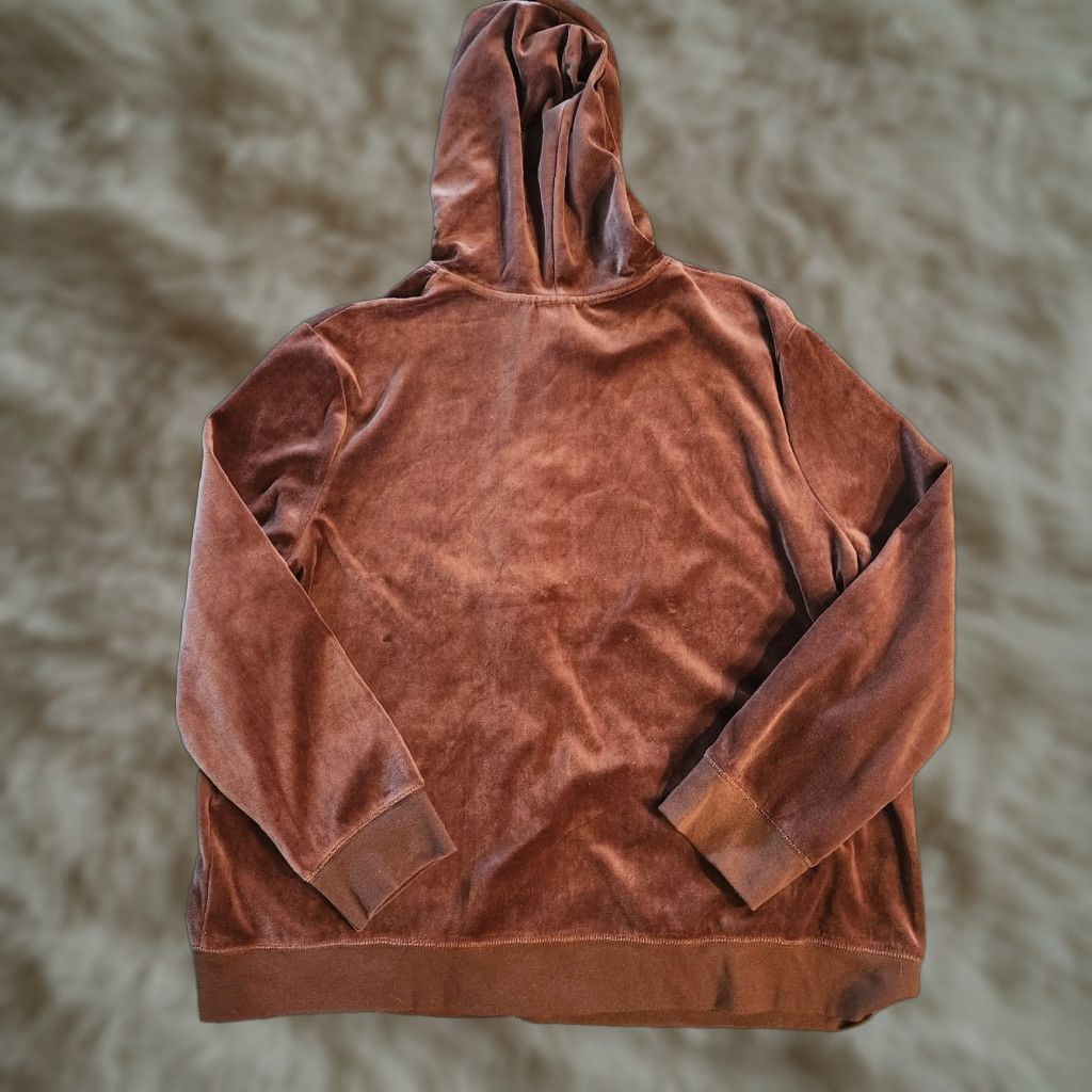 Vintage VINTAGE? (No) Just My Style Brown Velour Jacket 3XL Women’s Size 3X Jacket Brown velour Just My Size Women’s Basic Jacket 3XL Size XXL / US 16-18 / IT 52-54 - 1 Thumbnail