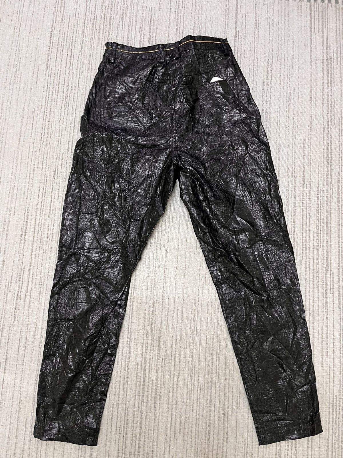 Alviero Martini × Leather × Vintage Leather punk style alviero martini pant Size 25" / US 0 / IT 36 - 2 Thumbnail