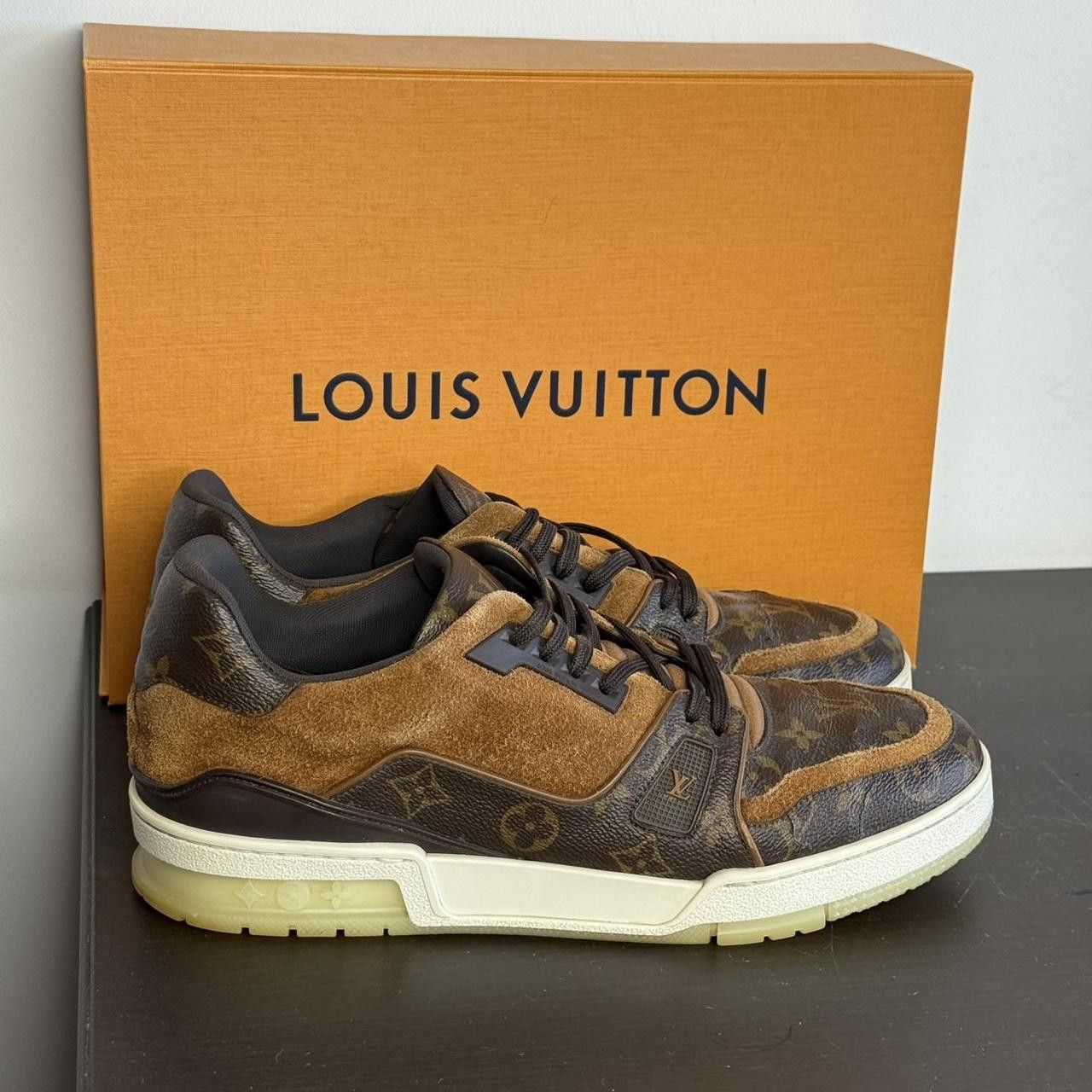 Louis Vuitton Louis Vuitton Oversize Sneakers Trainers Monogram Print Size US 11.5 / EU 44-45 - 1 Thumbnail