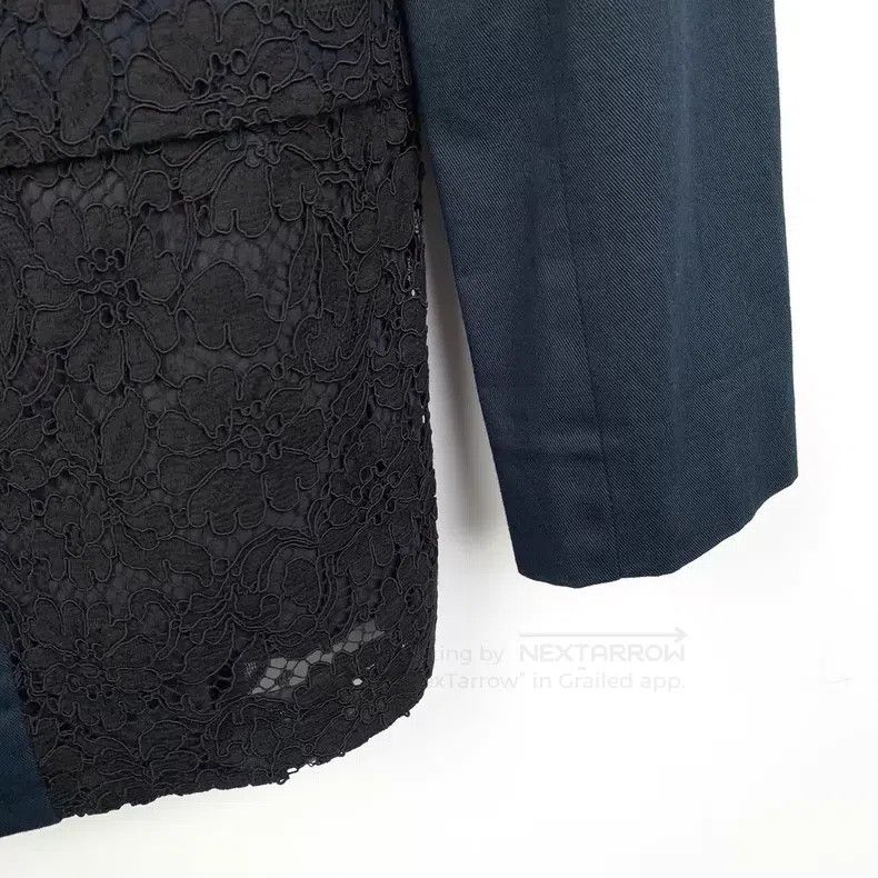 Givenchy Givenchy Lace Floral Cut-Out Color Blocked Lapel Blazer Size XS / US 0-2 / IT 36-38 - 4 Thumbnail