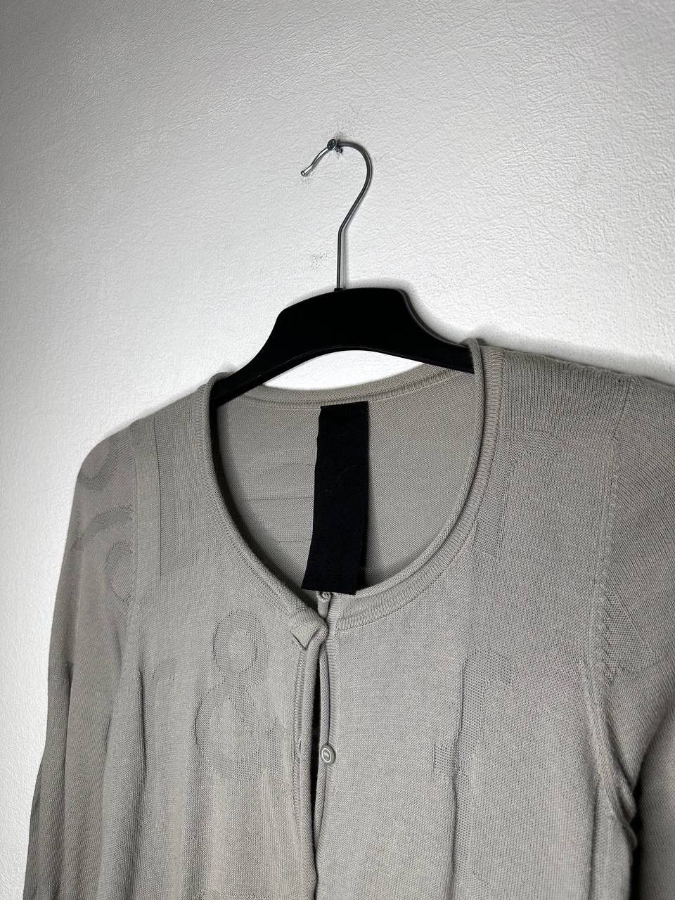 Rundholz Rundholz Avant-Garde Knit Cardigan Gray Abstract Pattern Y2K Size S / US 4 / IT 40 - 5 Thumbnail