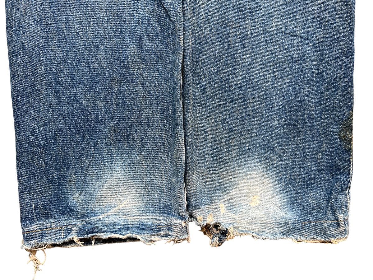 Uniqlo Vintage 90s Uniqlo Distressed Wide Mudwash Jeans 32x29 Size US 32 / EU 48 - 6 Thumbnail